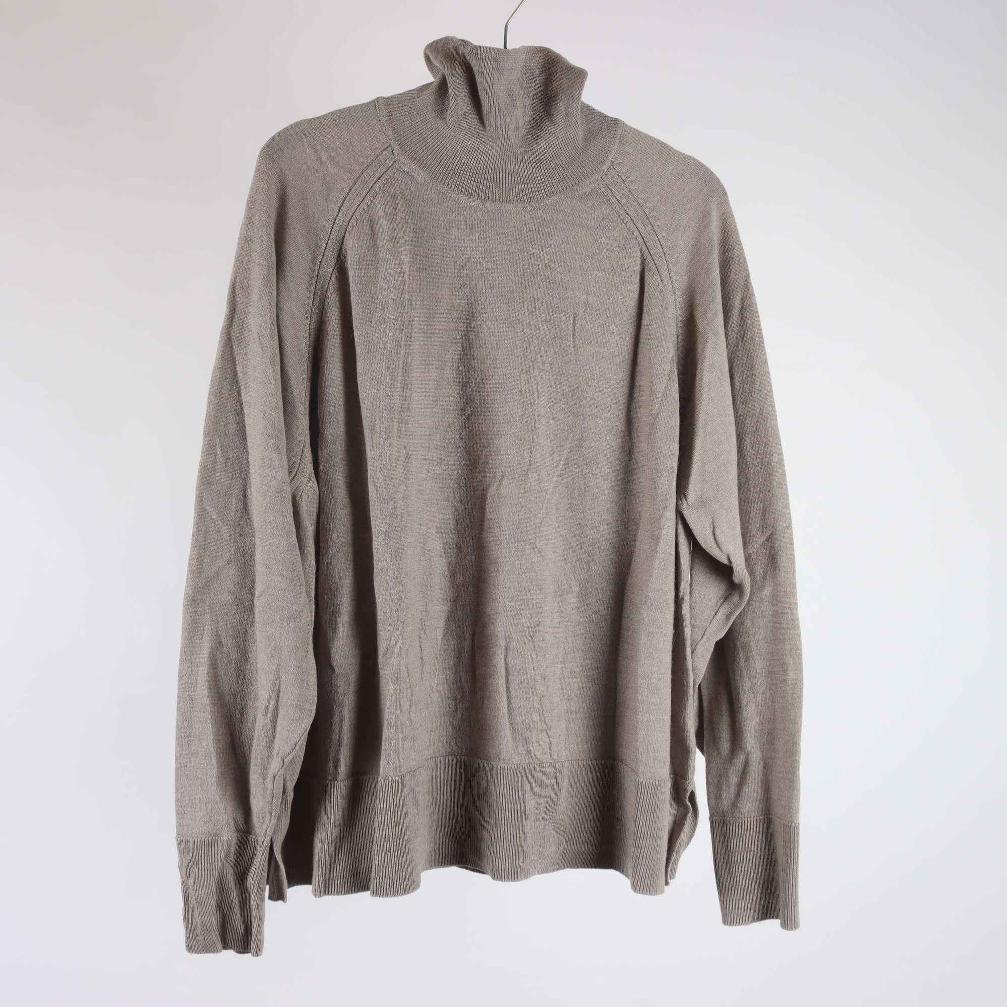 Tröja, Cubus, sand, 100% merino ull, stl. 2XL