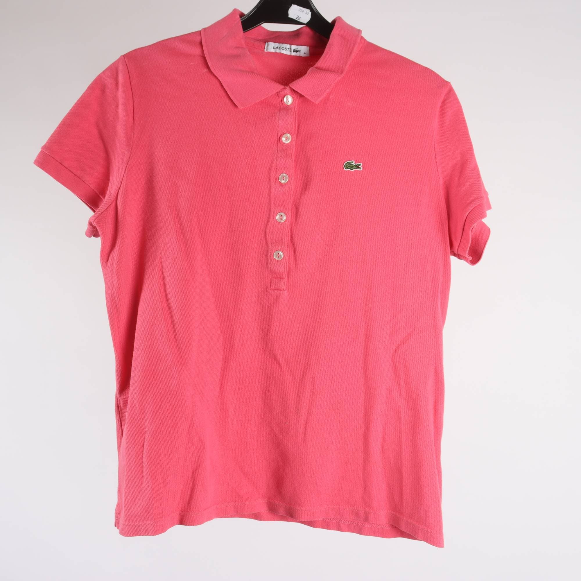 Pikétröja, Lacoste, rosa, stl. 44