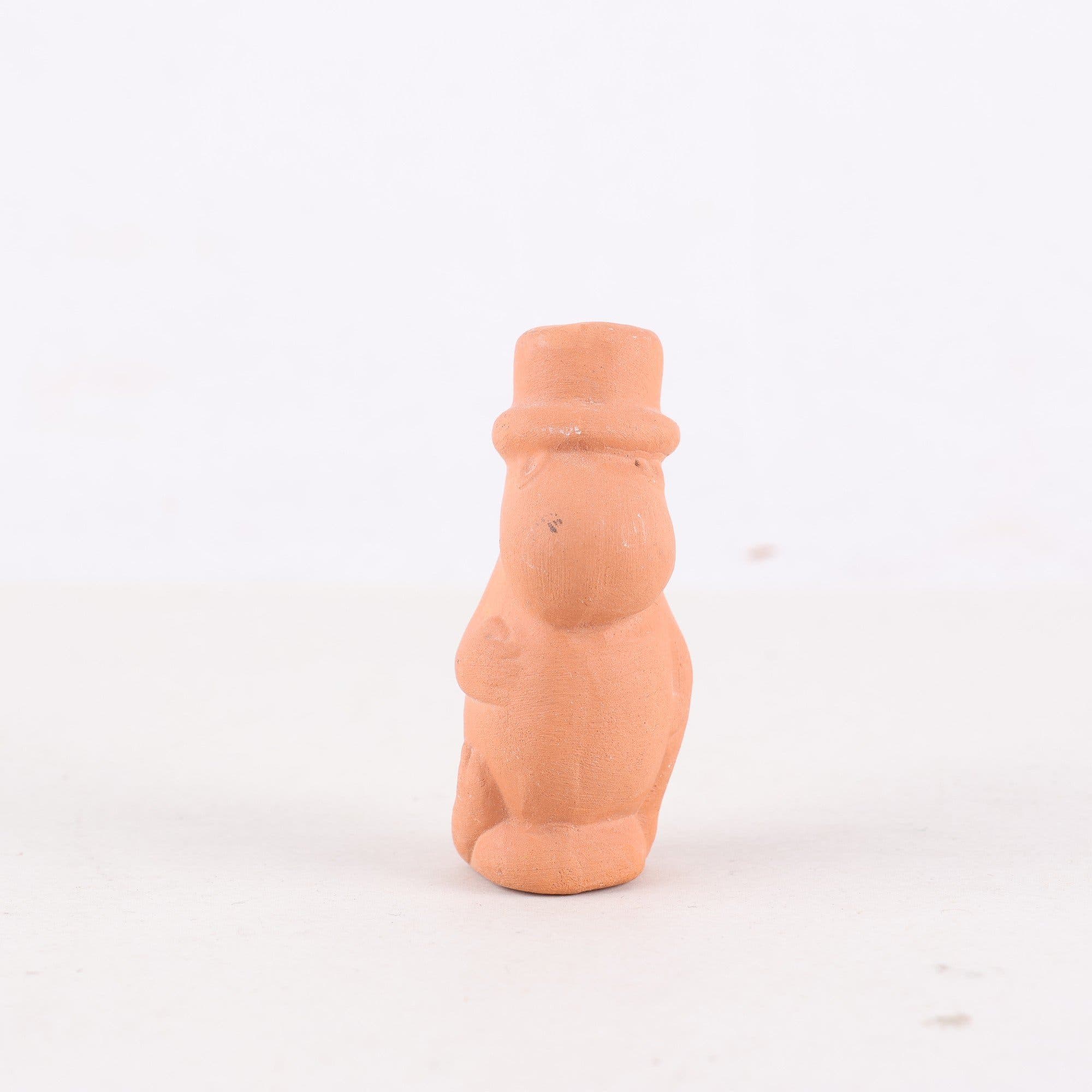 Figurin, terrakotta, Muminpappan, Leo Tykkyläinen