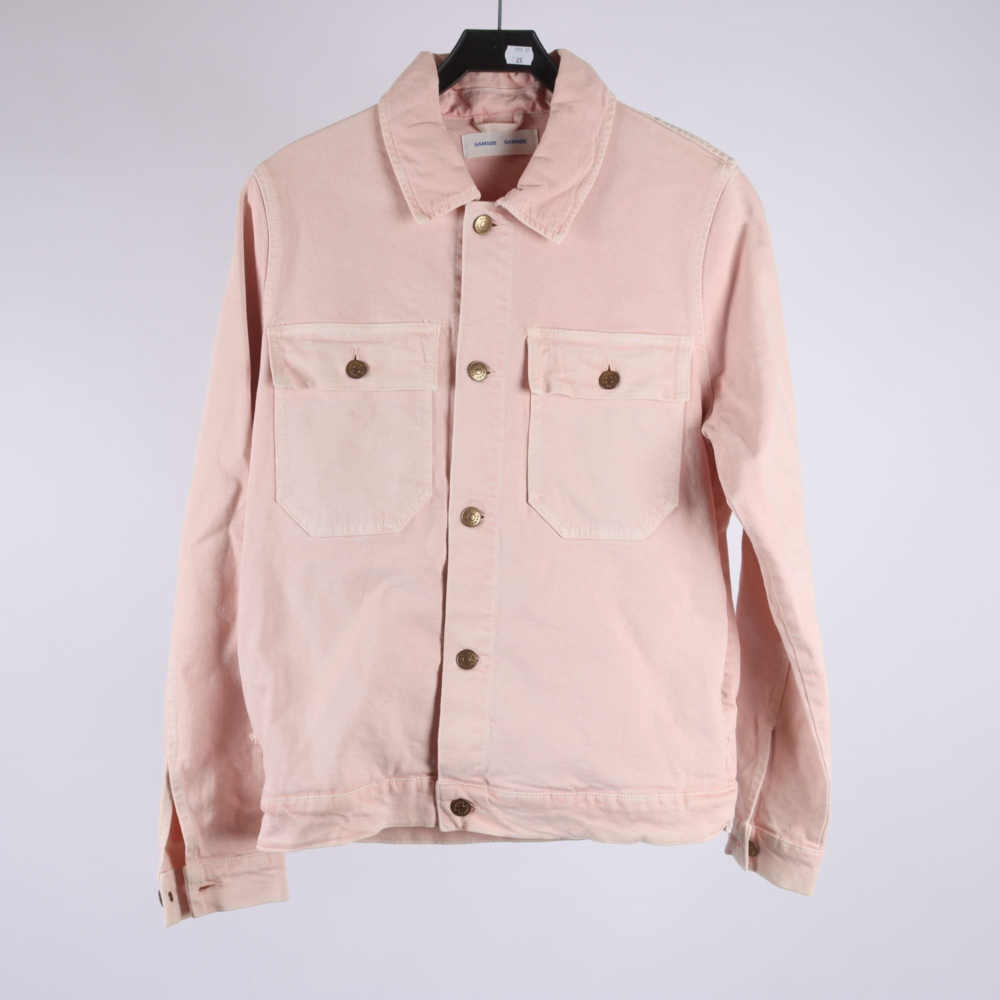 Jeansjacka, Samsøe Samsøe, rosa, stl. L