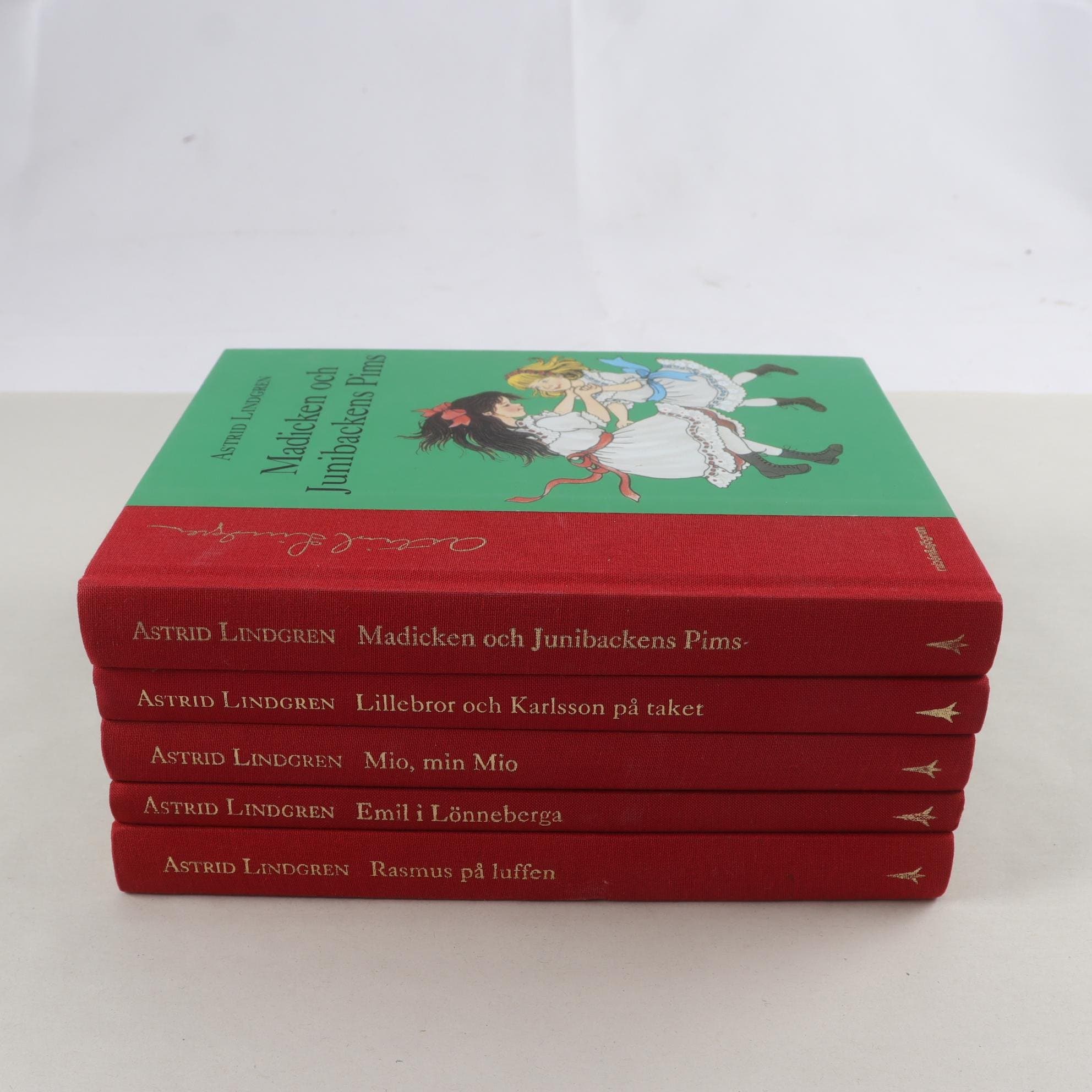 Astrid Lindgren, bokpaket med 5 volymer