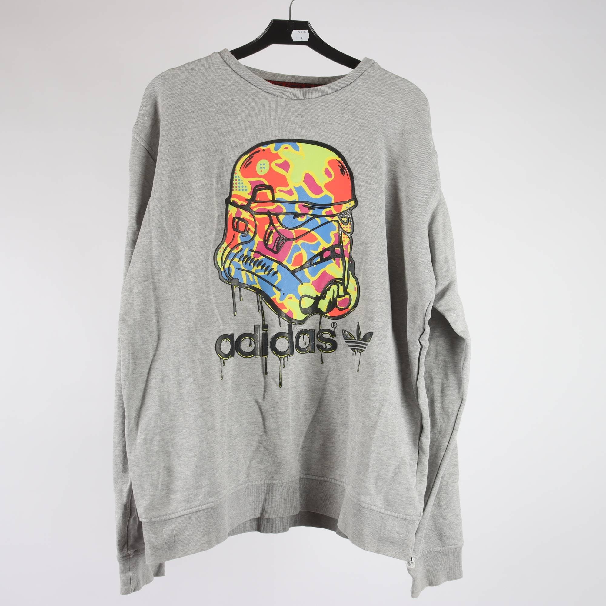 Sweatshirt, Adidas x Star Wars, grå, stl. M