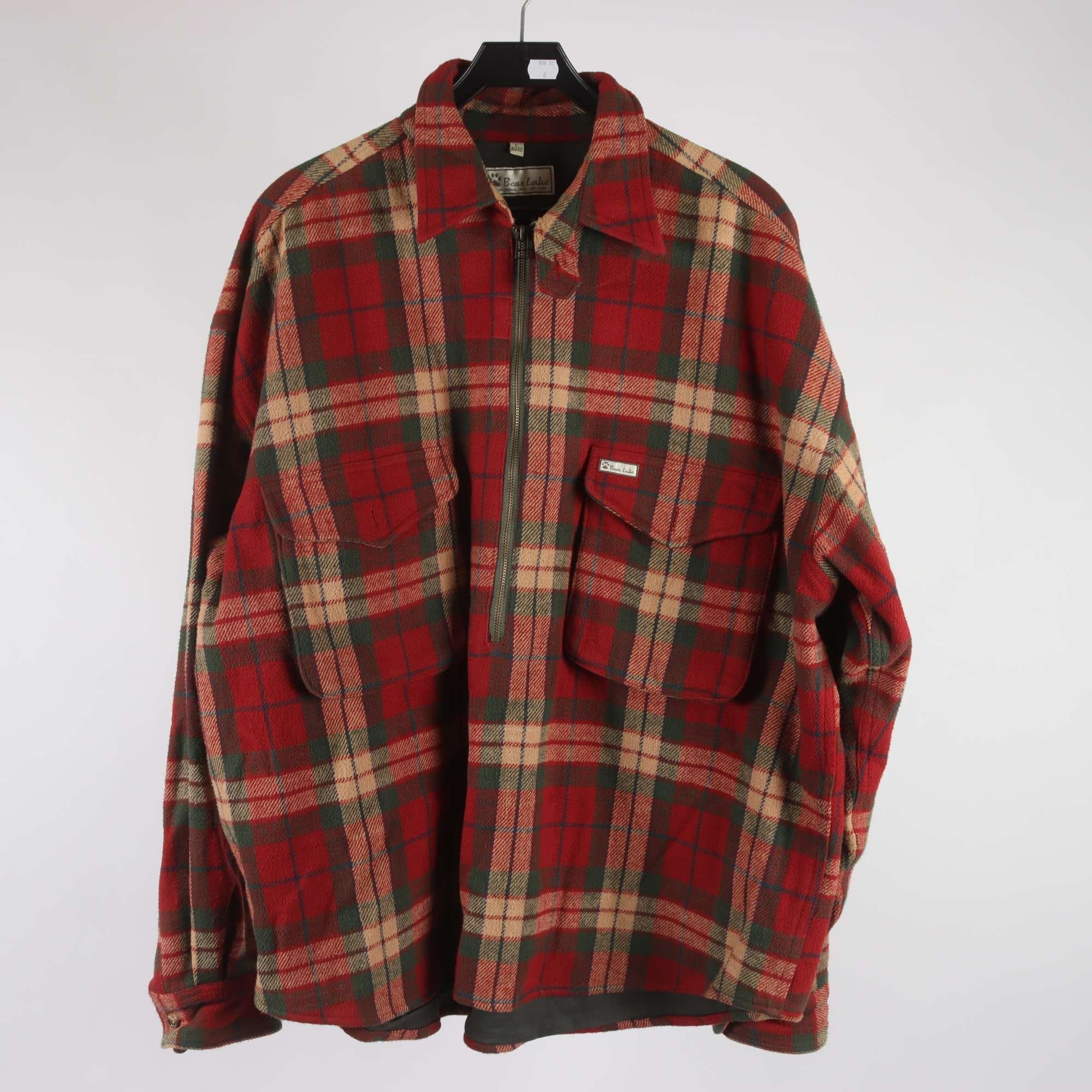 Overshirt, BearLake, flerfärgad, rutig, stl. L