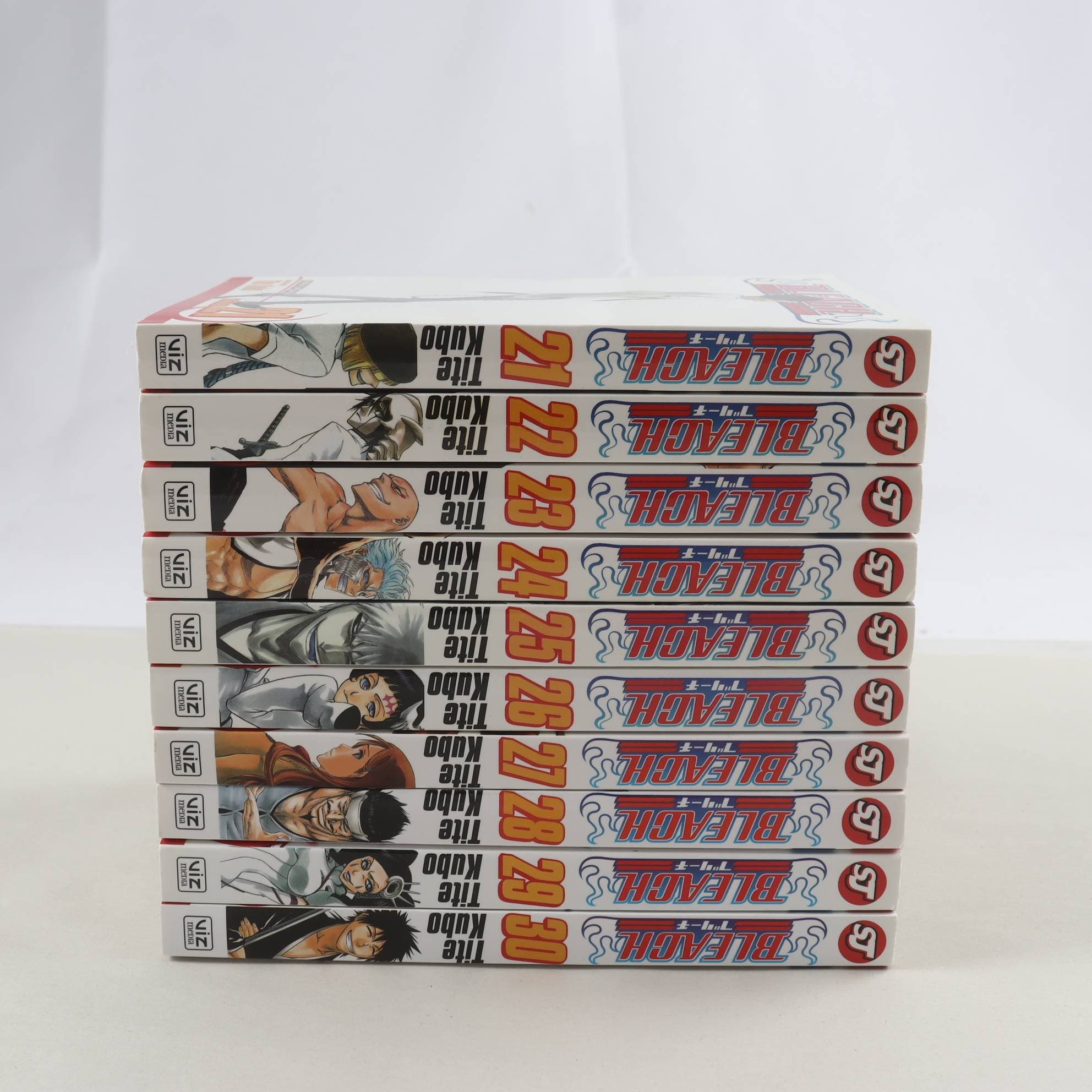 Tite Kubo, Bleach, Vol. 21-30. Samfraktas ej