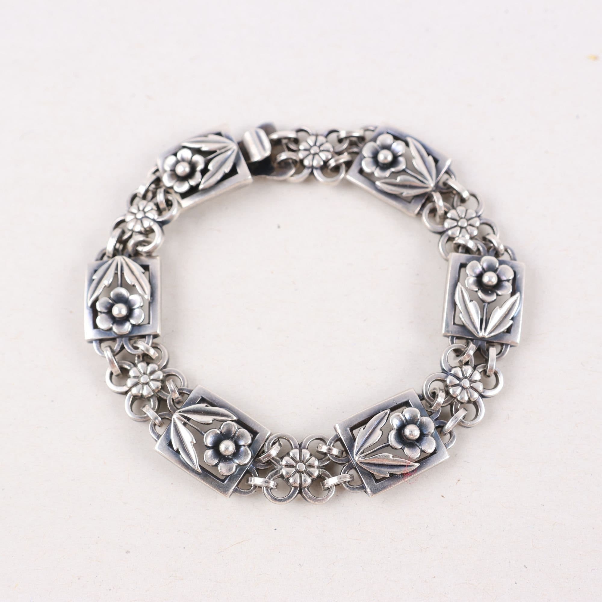 Armband, silver, Jugendstil