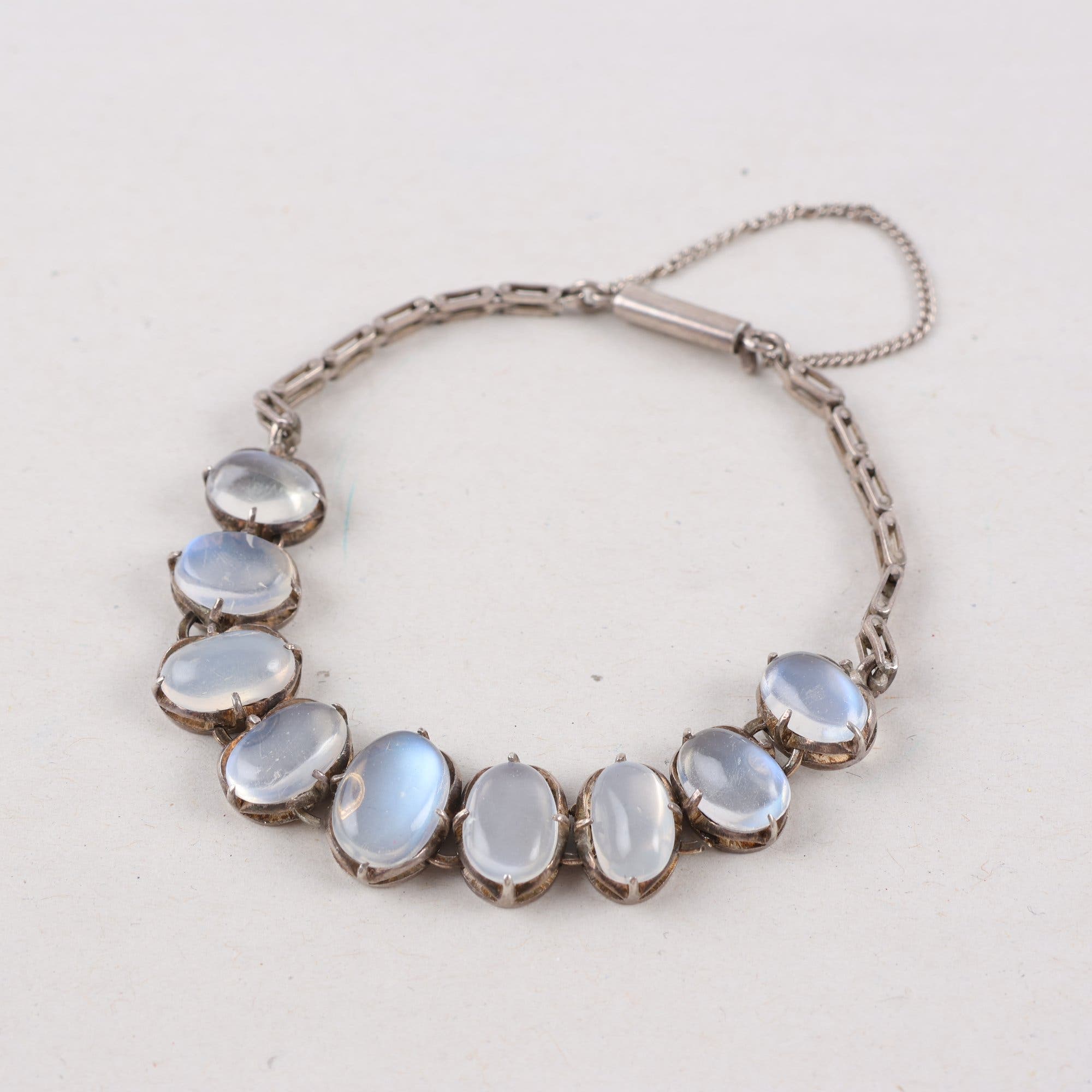 Armband, månstenar, silver