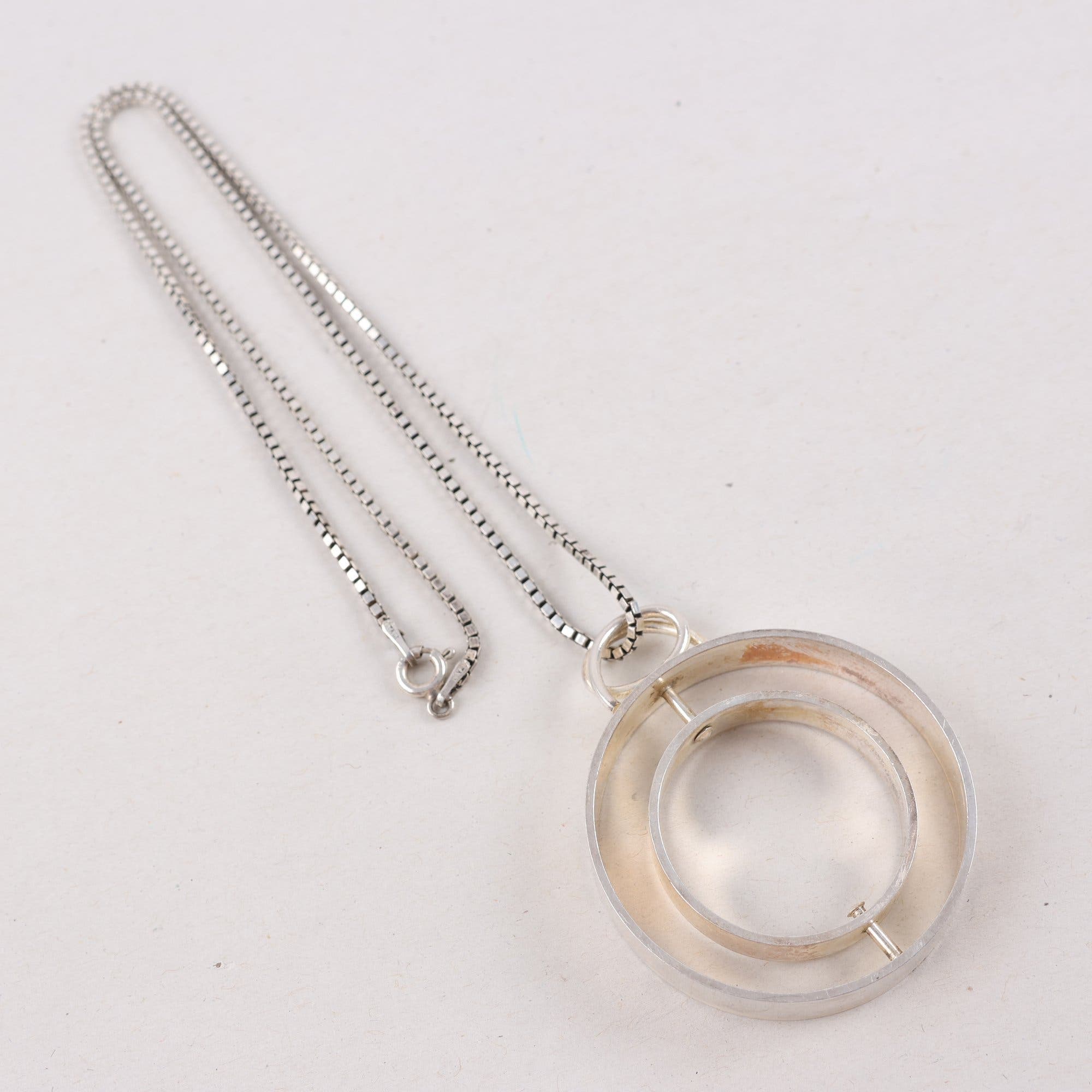 Halsband & hänge, silver
