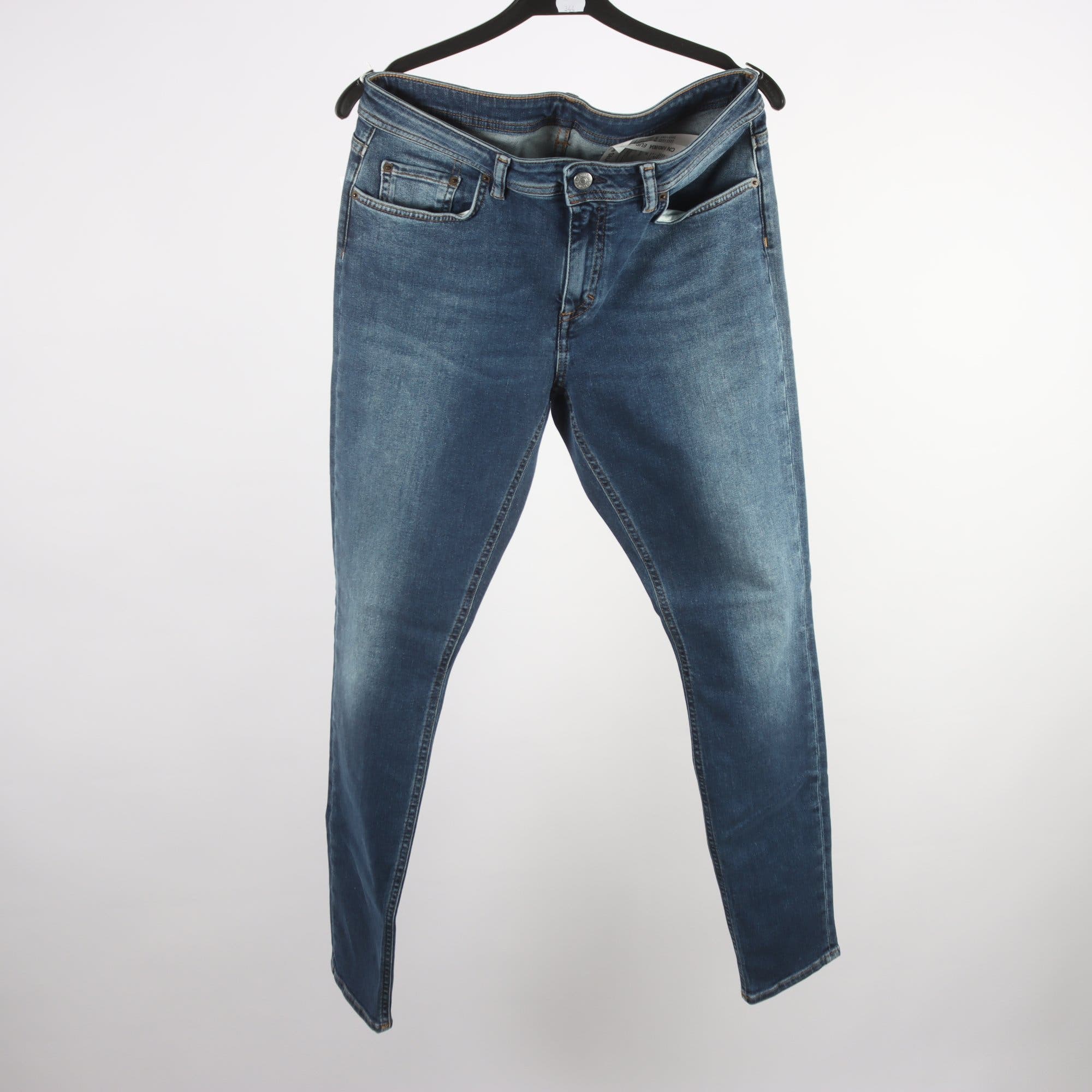 Jeans, Acne Studios, climb mid blue, blå, stl. 32″/34.