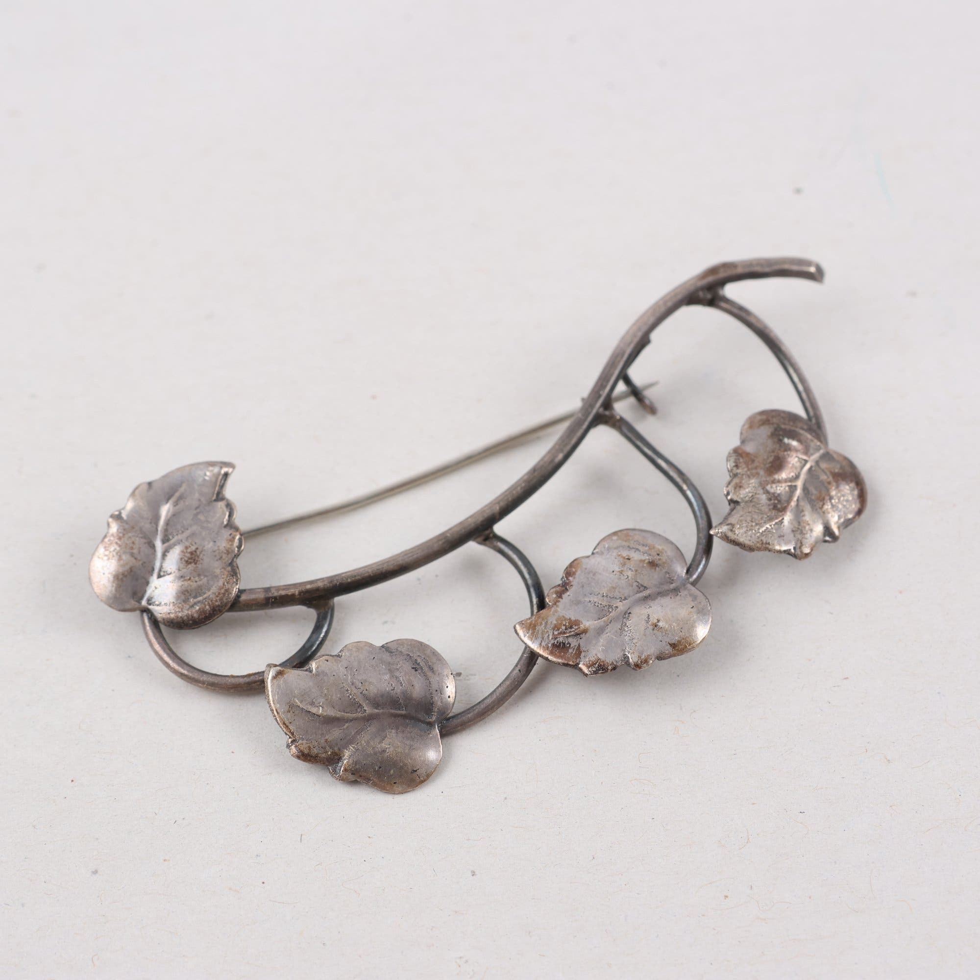 Brosch, silver, vintage