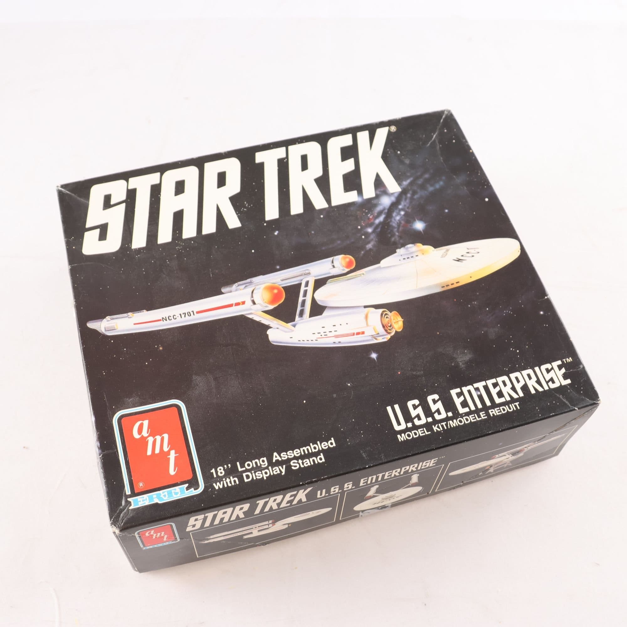 Byggsats, Startrek,uss enterprise, ertl,retro.