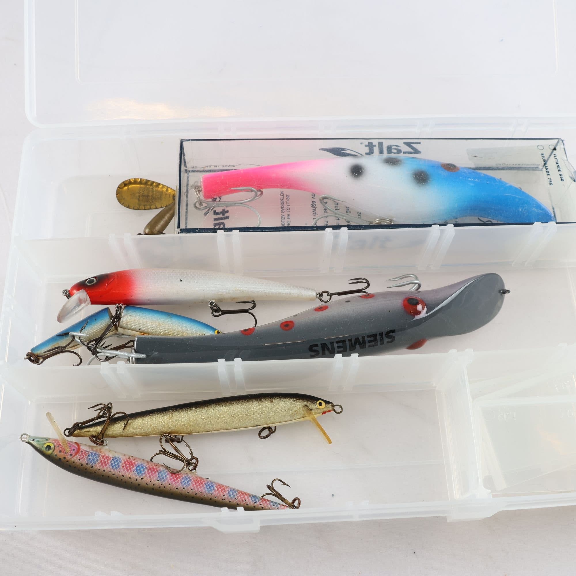 Fiskedrag, Zalt mfl, blandade tillverkare.