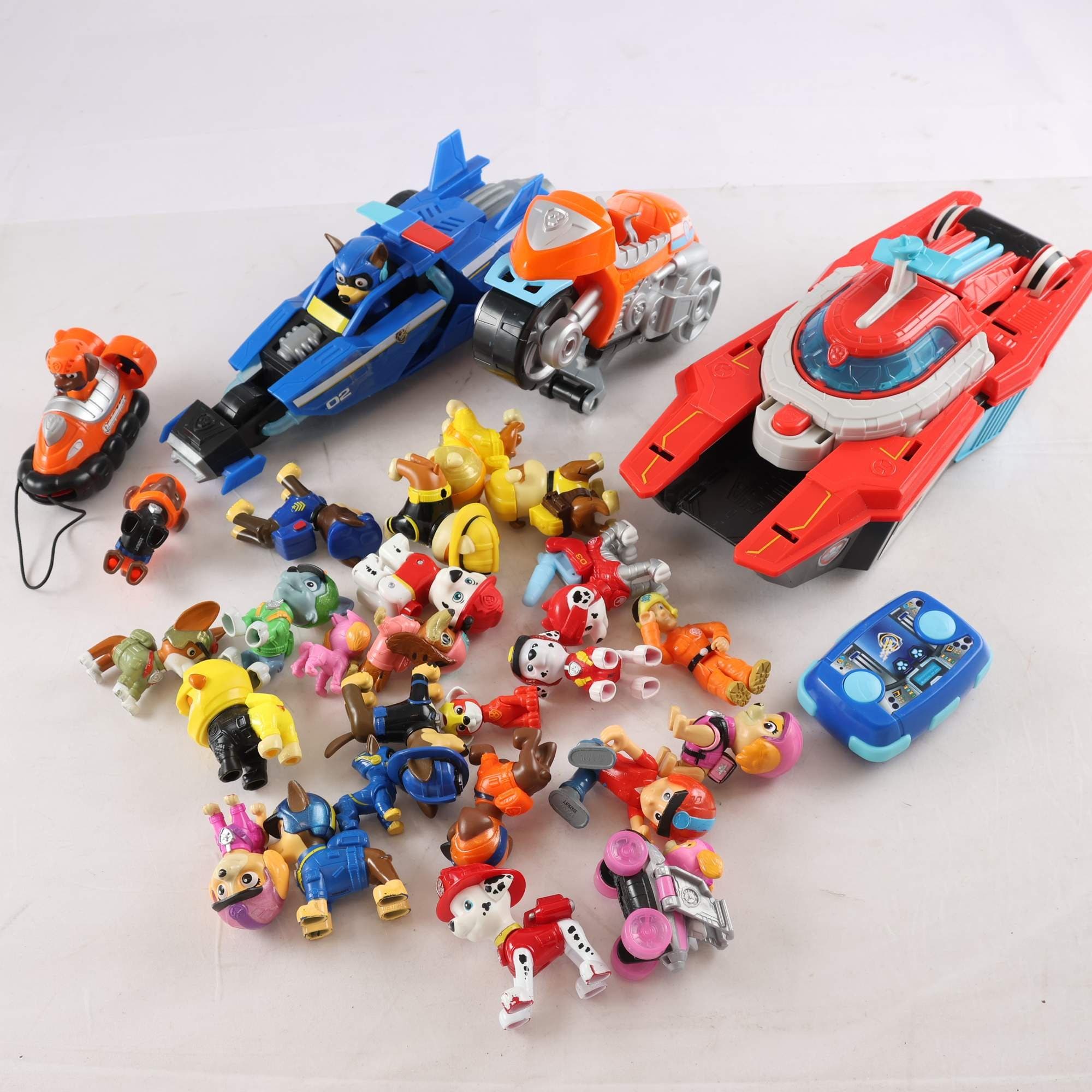 Figurer, Paw patrol, blandat. Samfraktas ej.