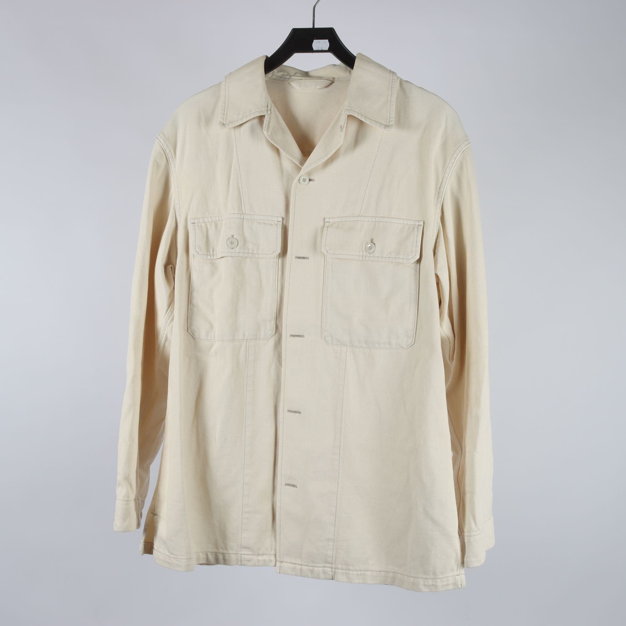 Jeansskjorta, Uniqlo, beige, stl. L.