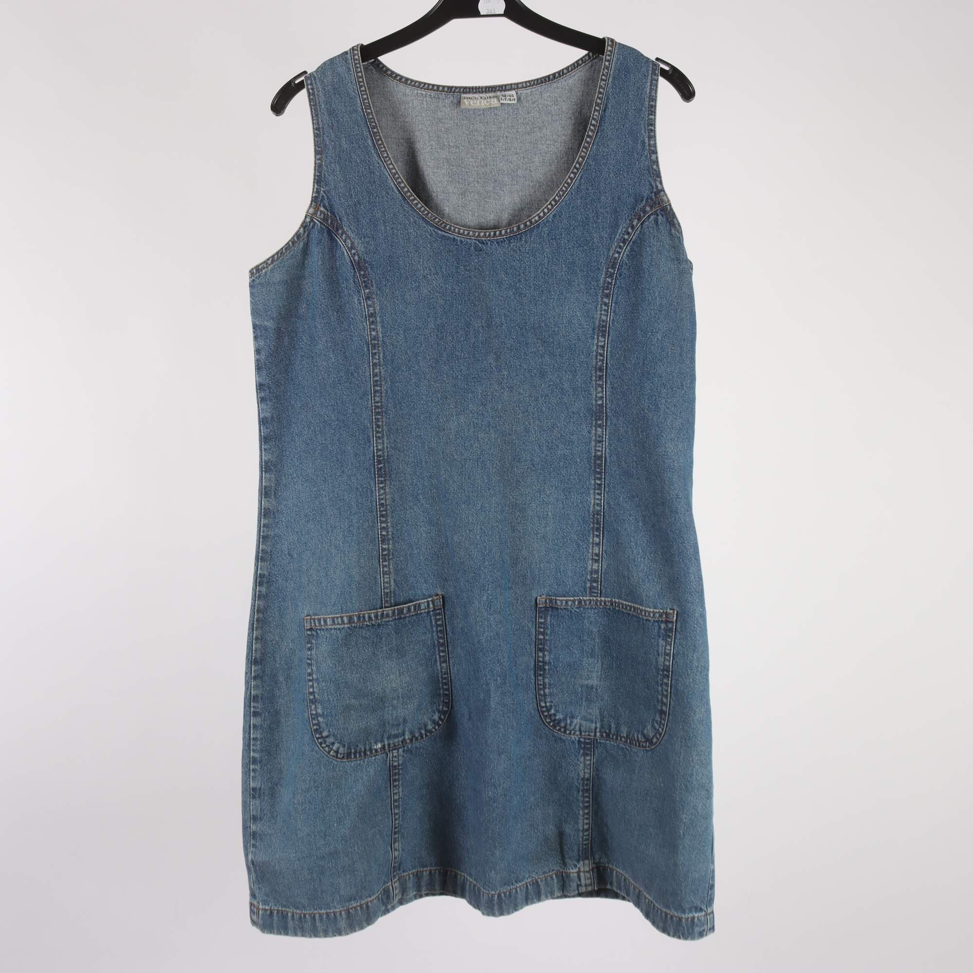 Jeansklänning, Venca, blå, stl. 42/44.