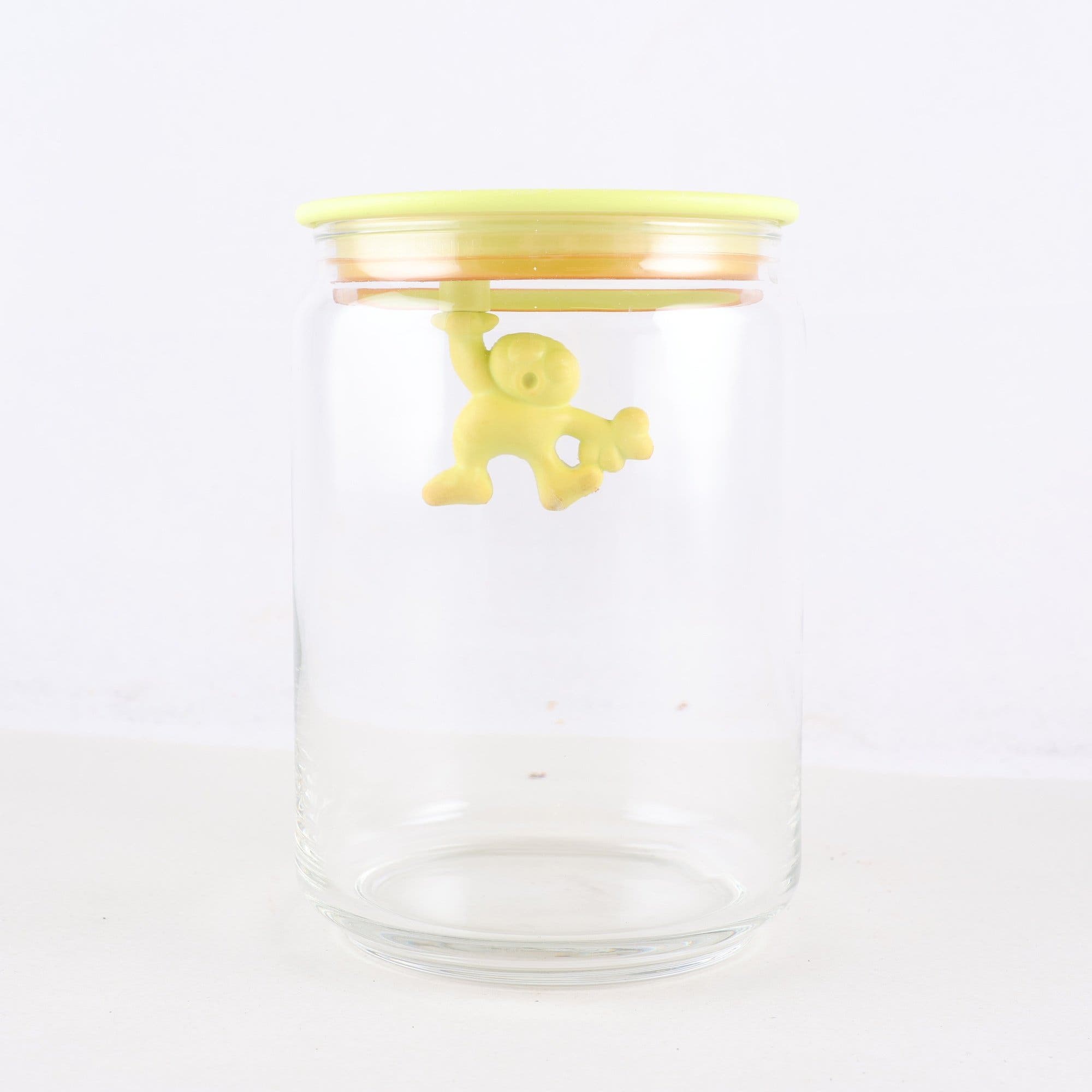 Förvaringsburk, Alessi Gianni, Glas och plast.