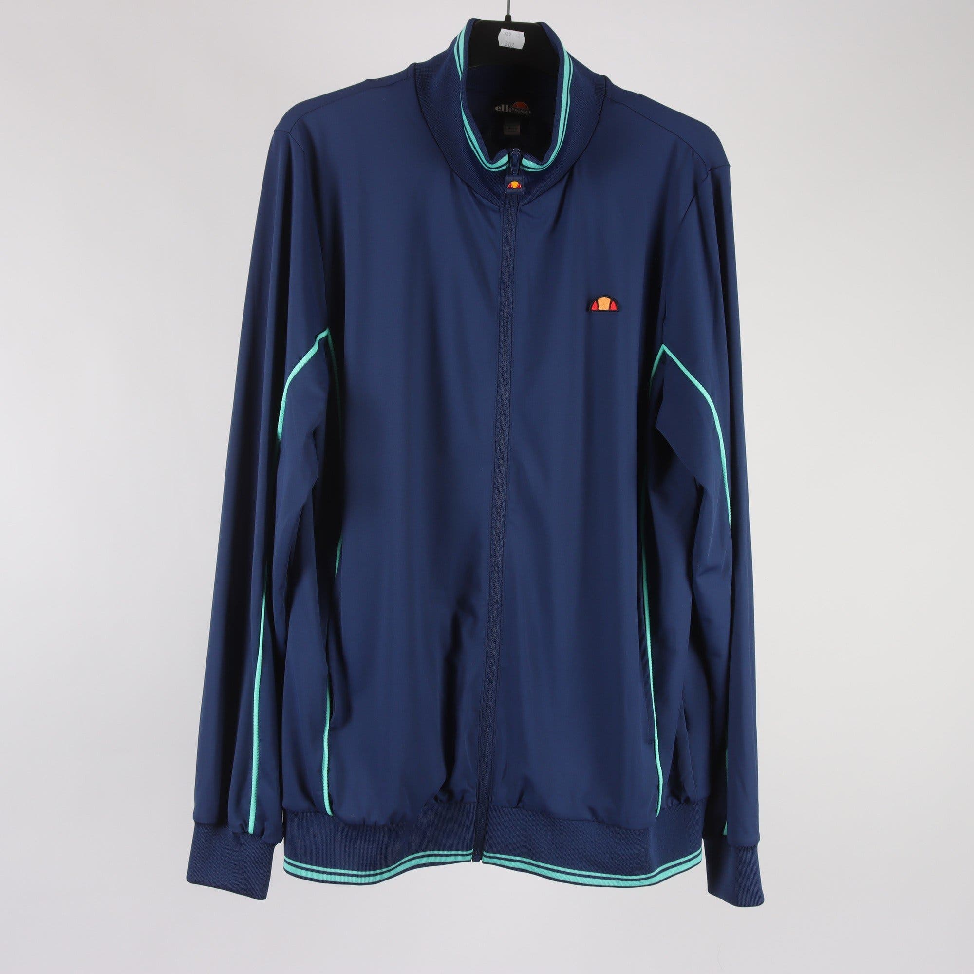 Träningsjacka, Ellesse, blå, turkos, stl. L.