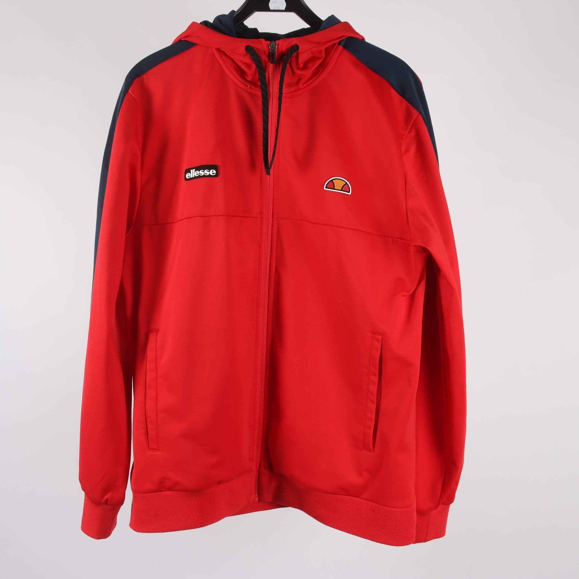 Träningsjacka, Ellesse, röd, blå, stl. XXL.