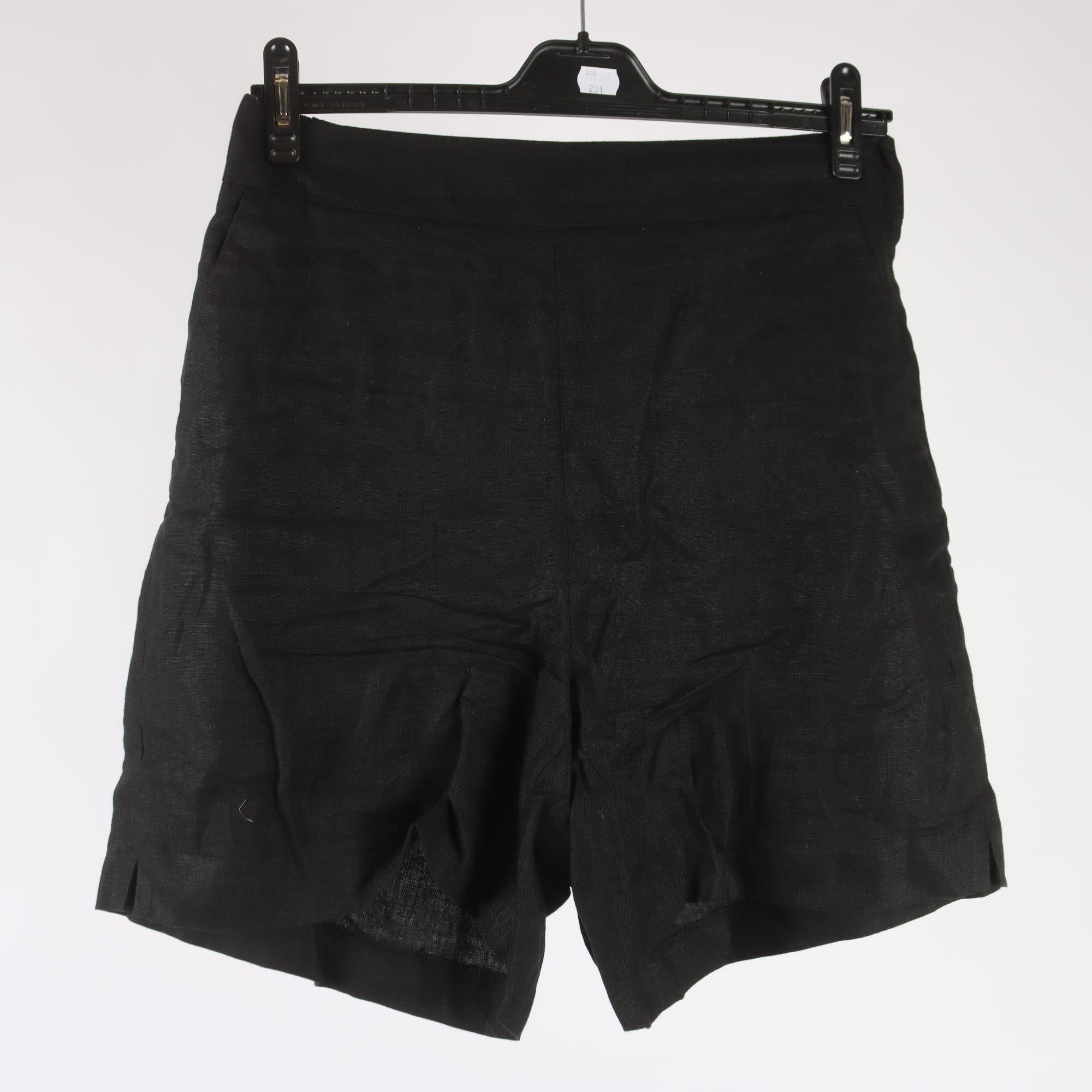 Shorts, Stockh LM, svart, lin, stl. M.