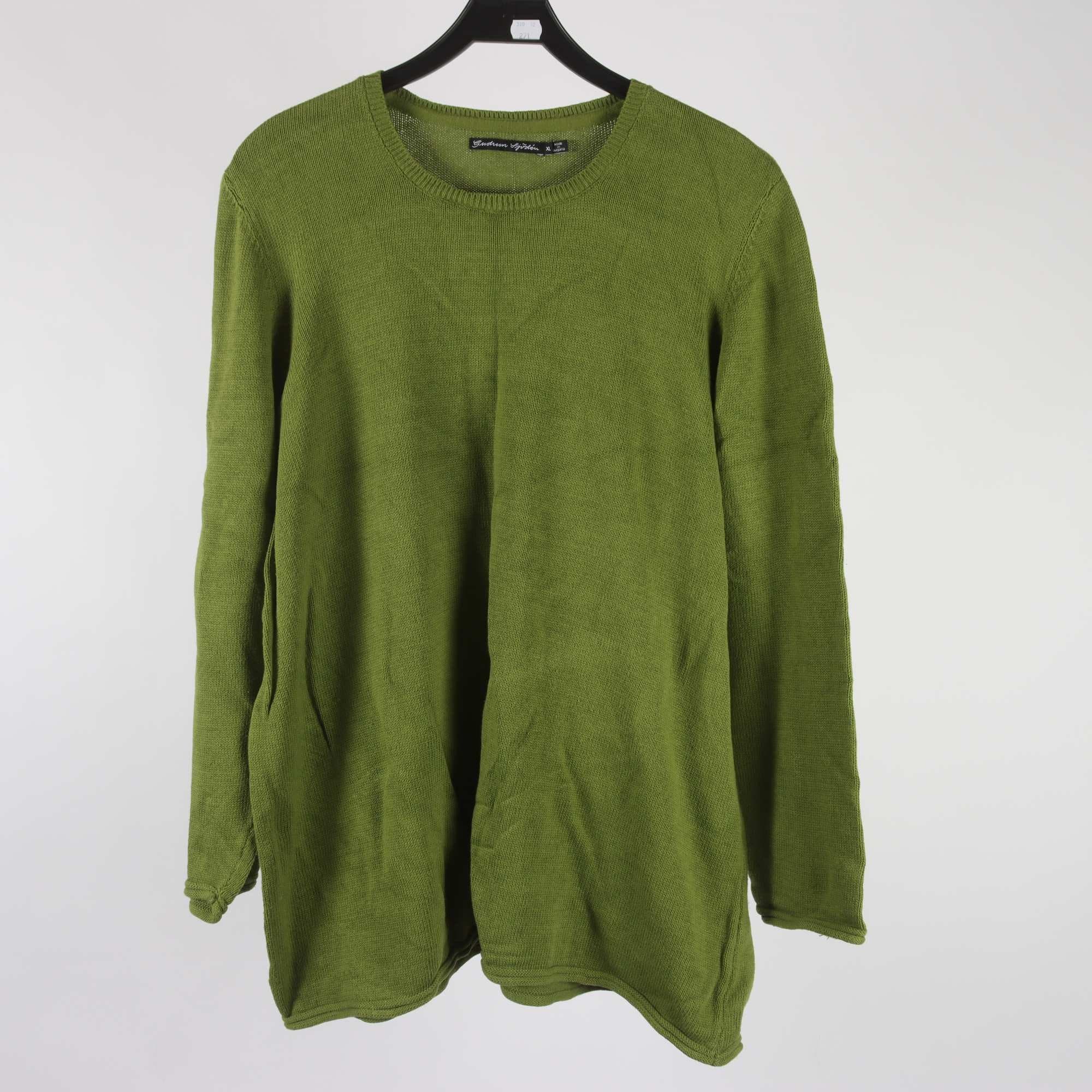 Tröja, Gudrun Sjödén, grön, stl. XL.