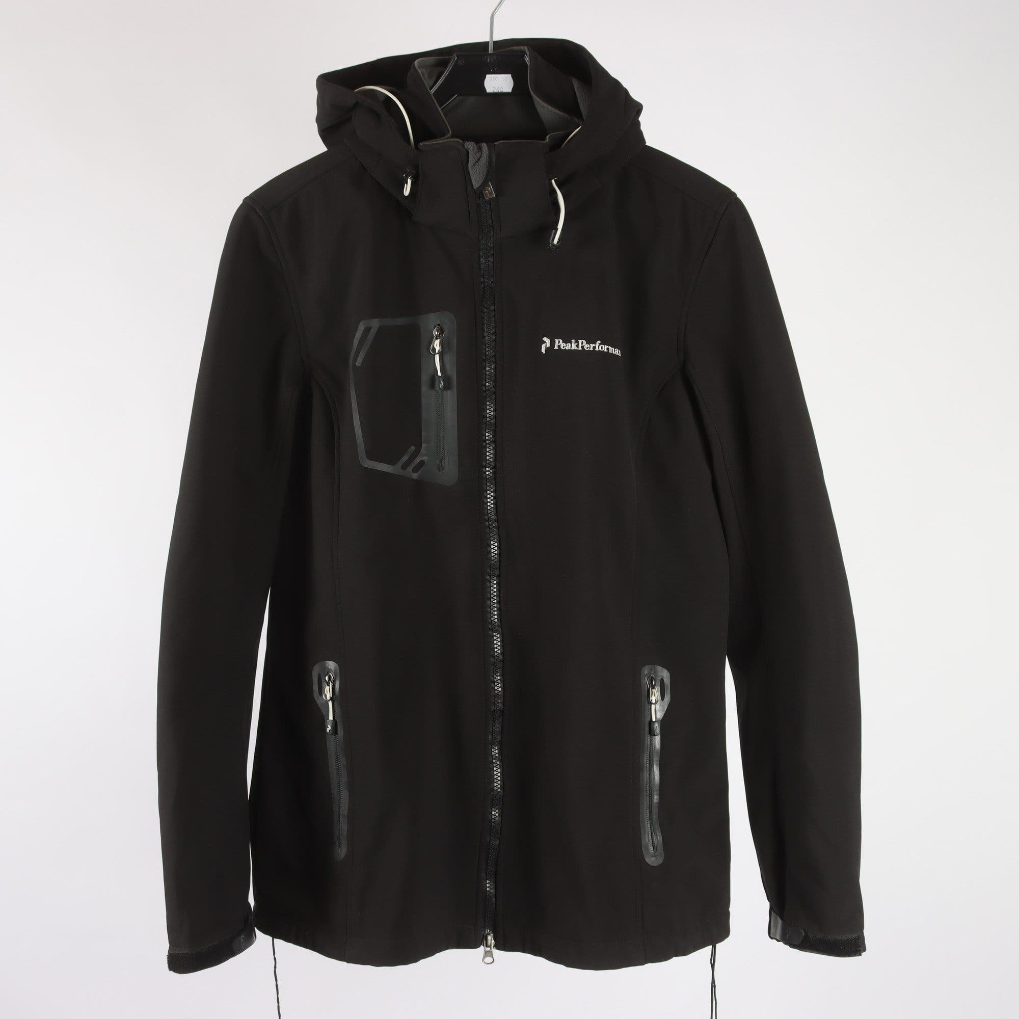Softshelljacka, Peak Performance, svart, stl. XXL.