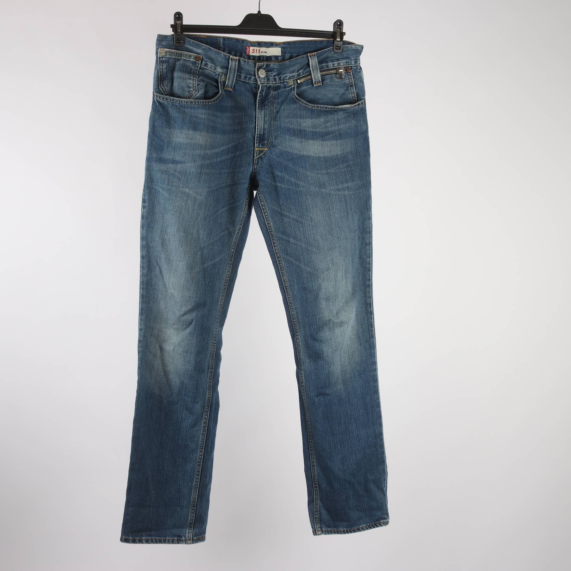 Jeans, Levi Strauss & Co 511, blå, stl. W36 L34
