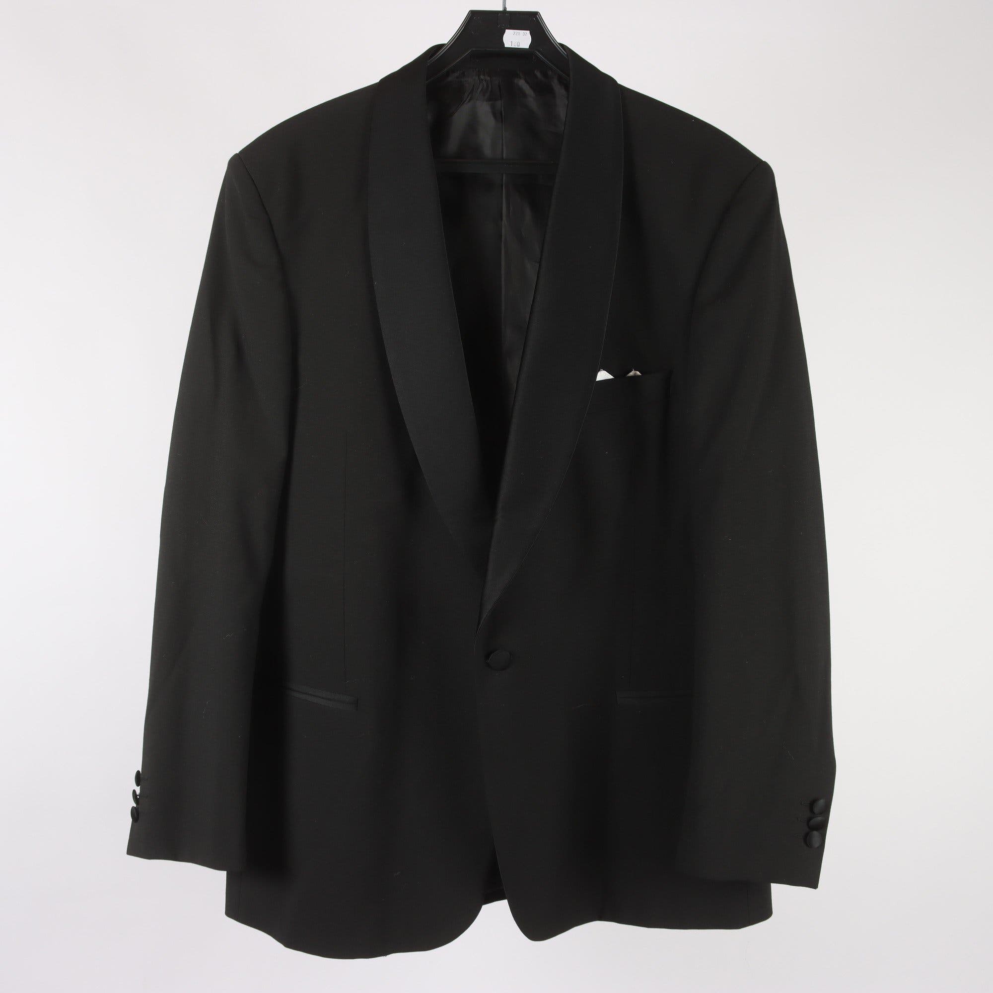 Smokingkavaj, Royal Black, svart, stl. C 104 (52)