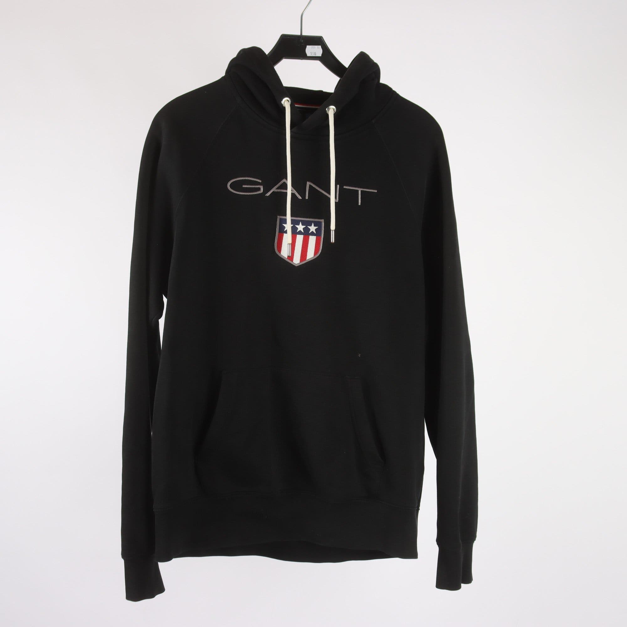 Hoodie, Gant, svart, stl. L