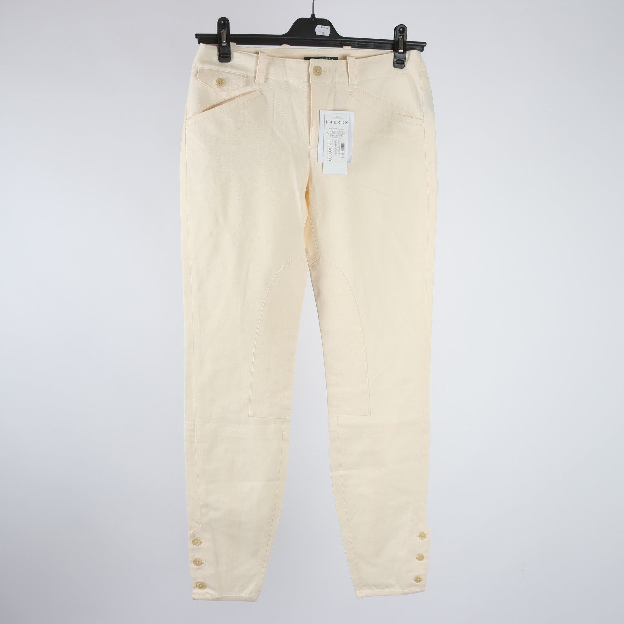 Byxor, Ralph Lauren, offwhite (ljusbeige) stl. 2 (XS)