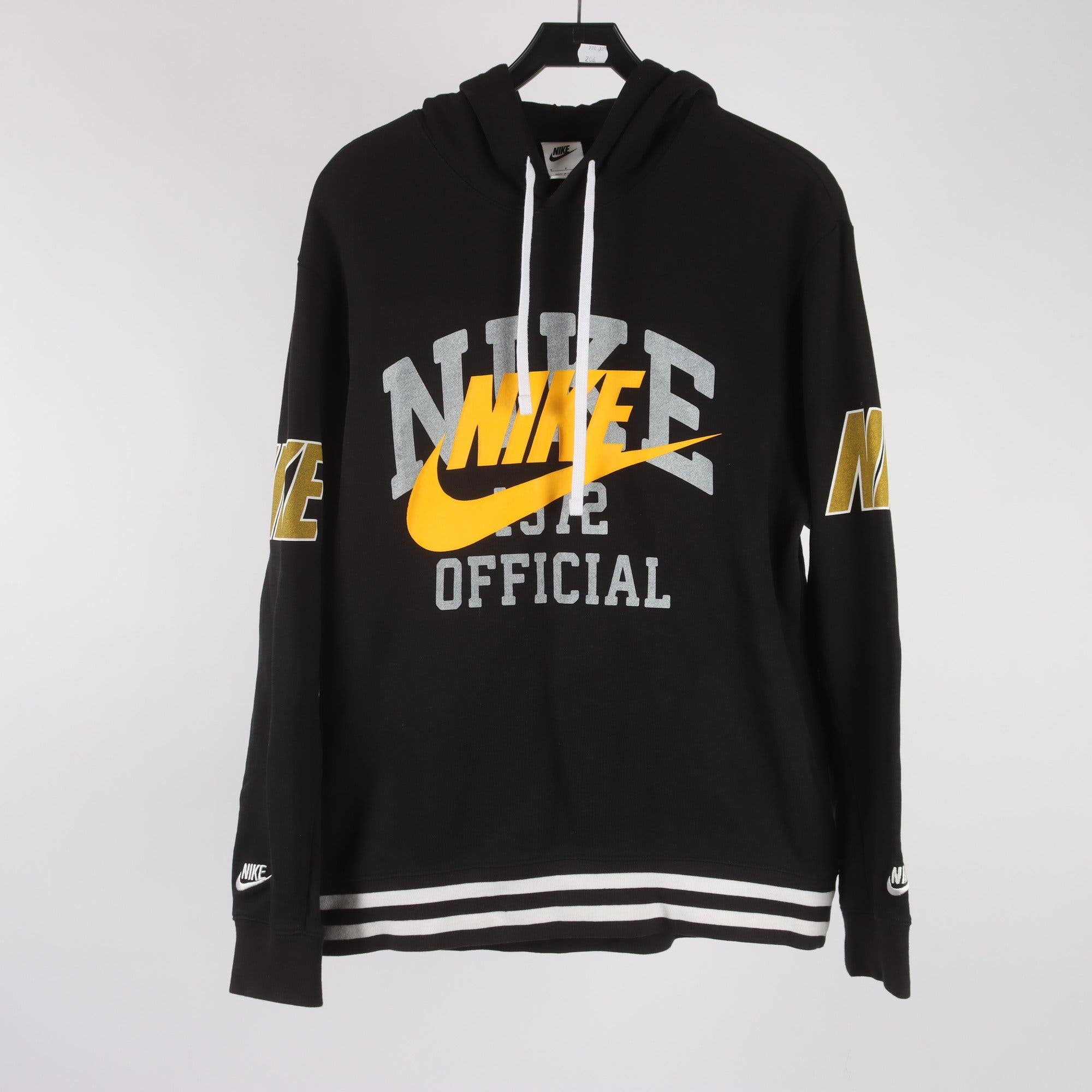 Hoodie, Nike, svart, stl. S