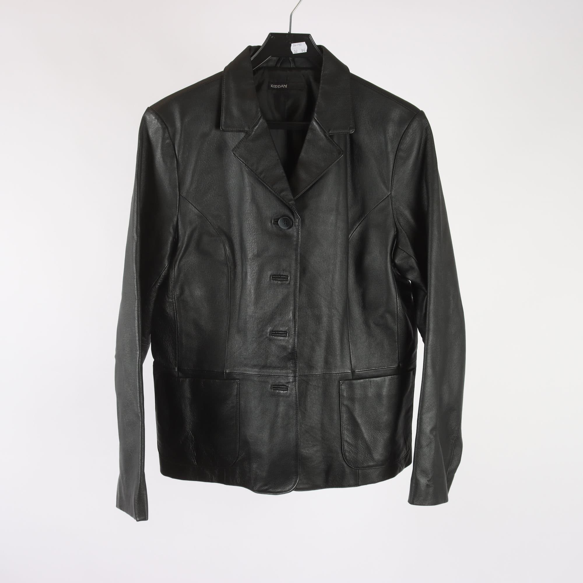Skinnjacka, Kappahl, 100% läder, stl. 42/44
