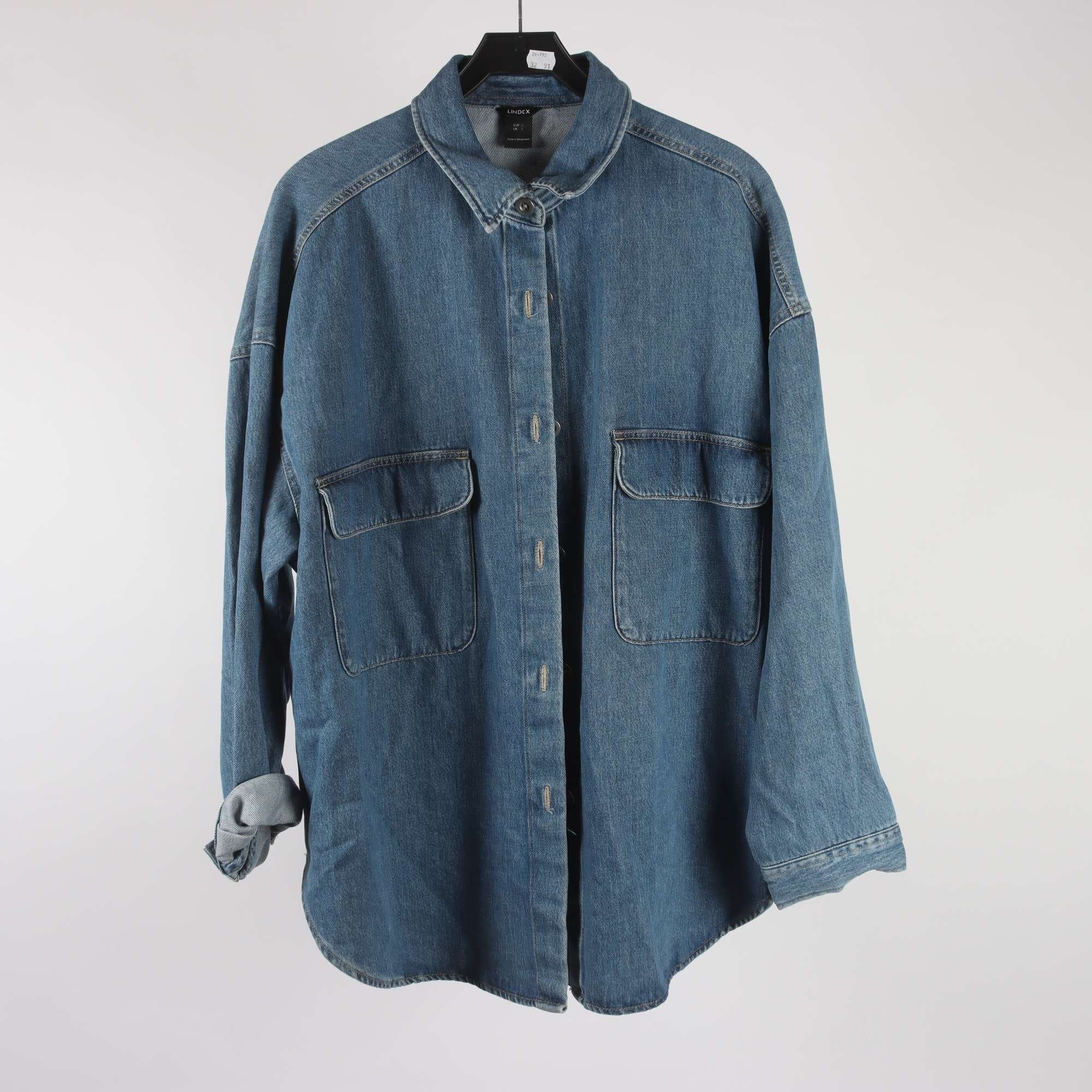 Jeansskjorta, Lindex, stl. L
