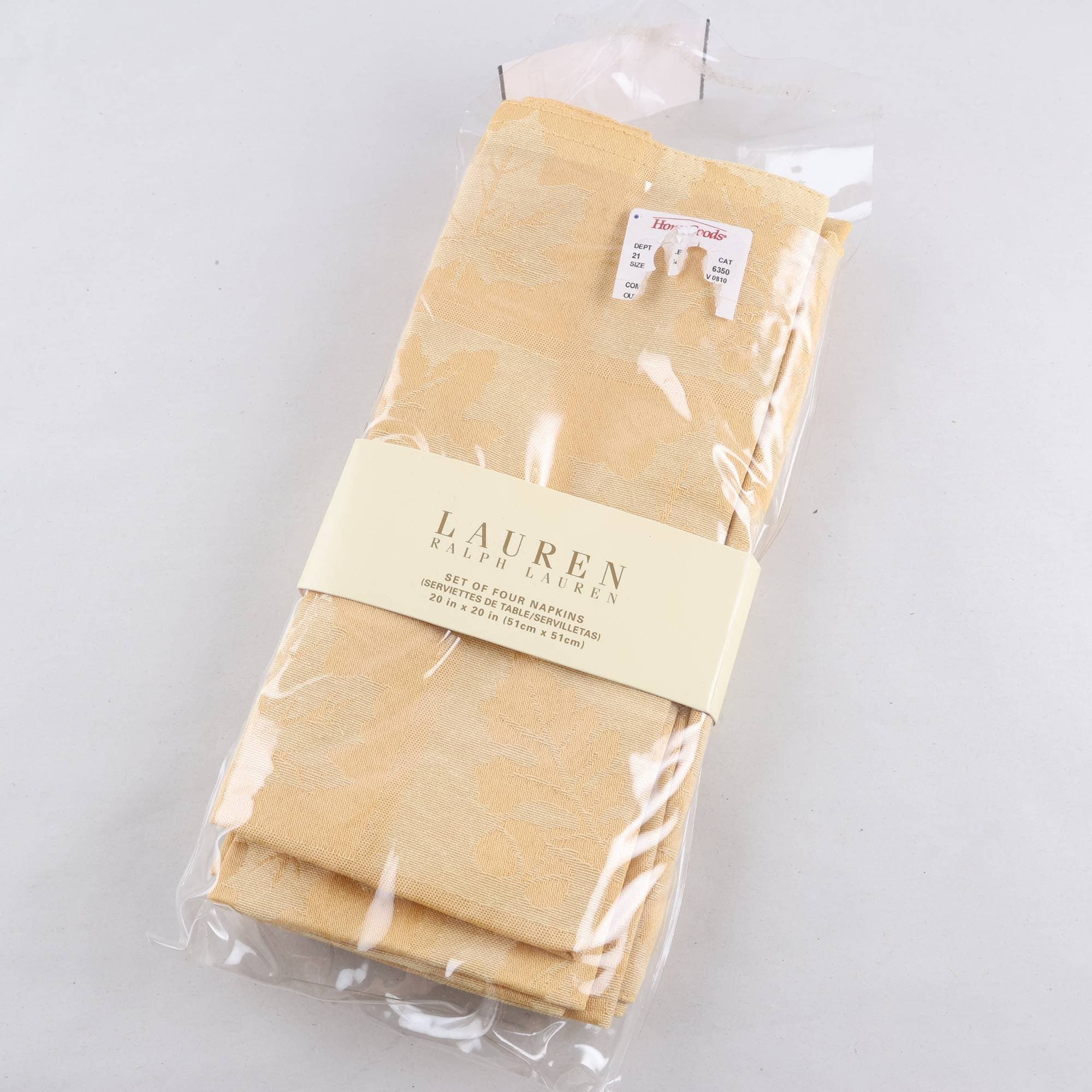 Bordstabletter, Lauren Ralph Lauren, guld, 4 st