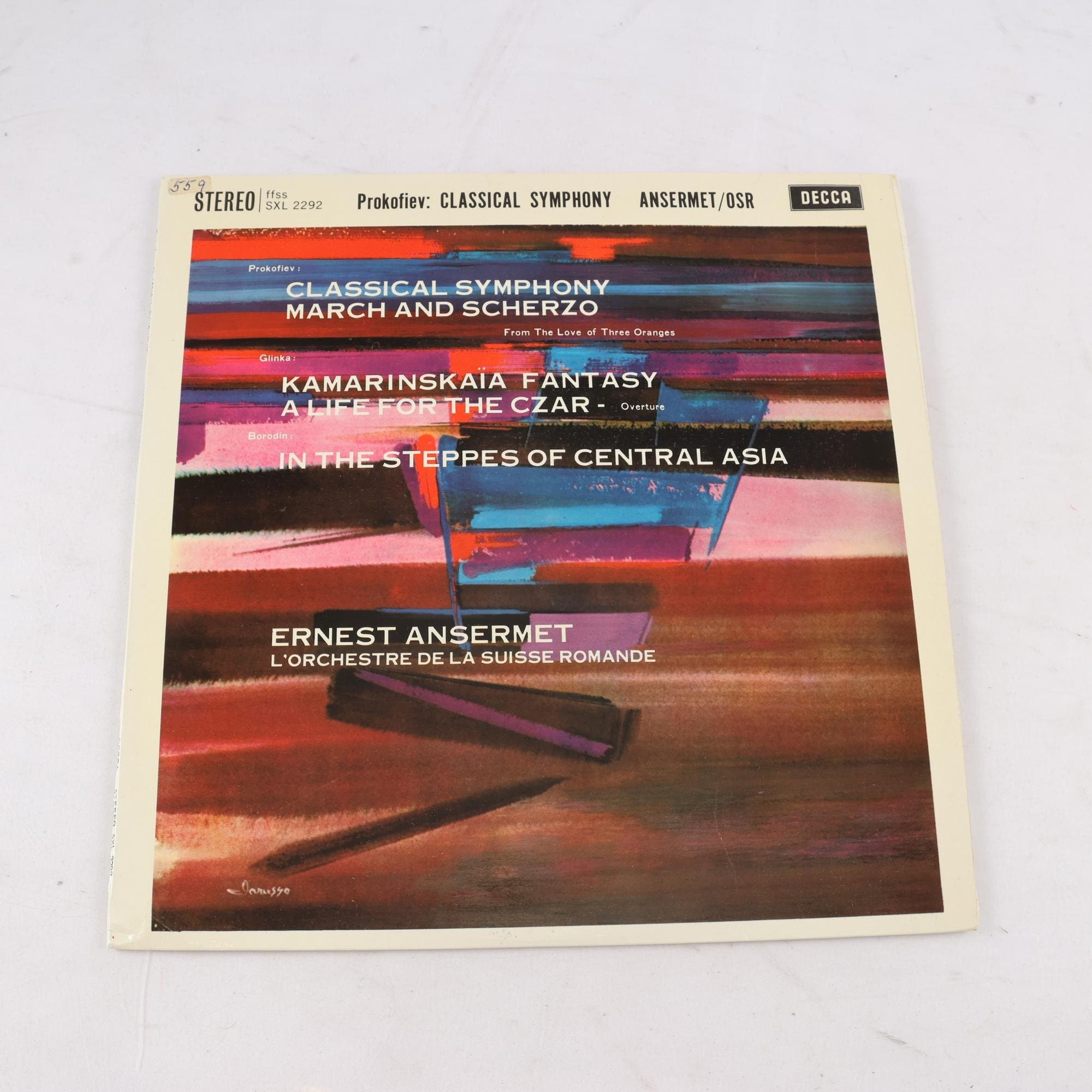 LP Prokofiev/ Glinka/ Borodin, Classical Symphony / March And Scherzo / Etc.