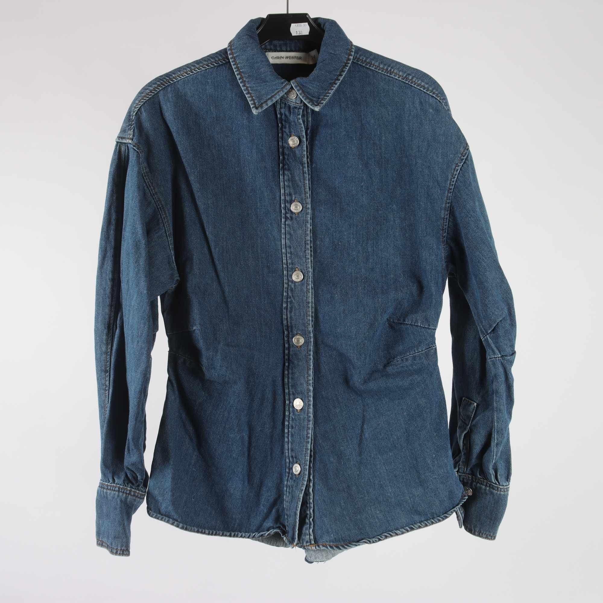 Jeansskjorta, Carin Wester, blå, stl. 34