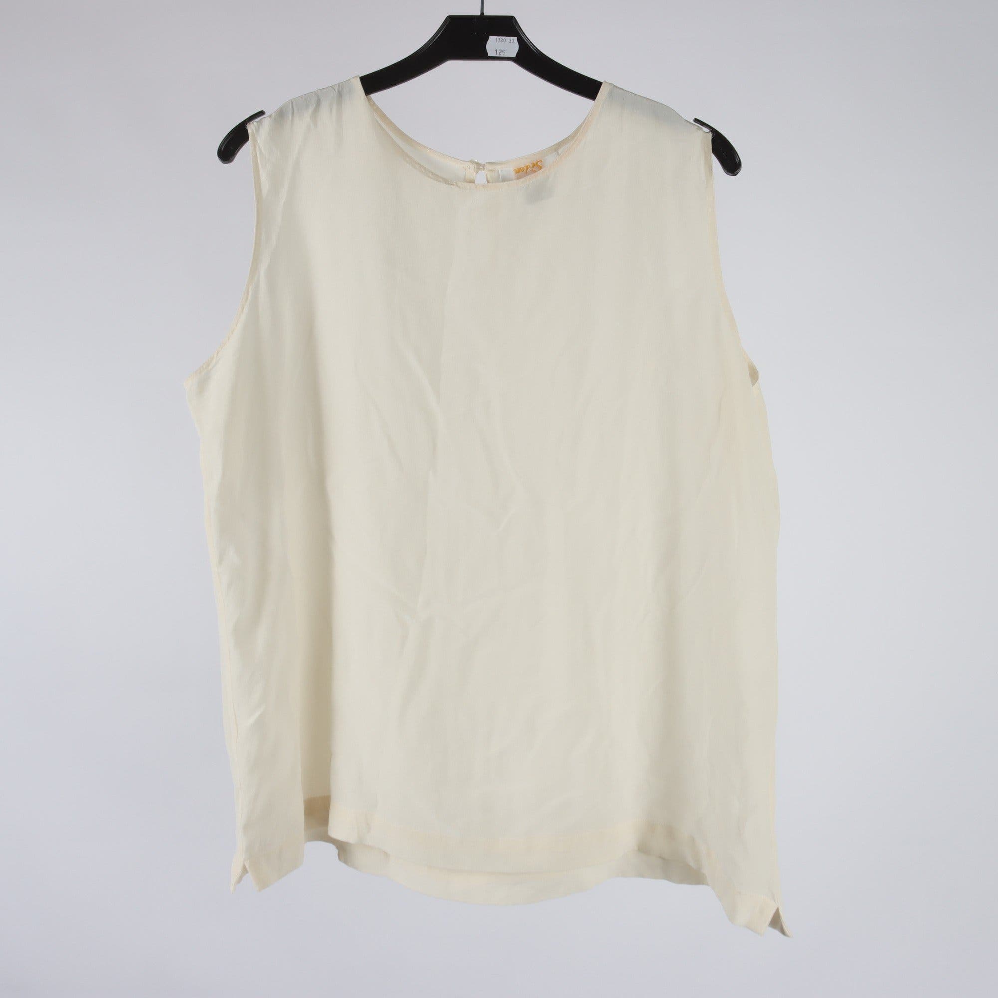 Linne, Okänt, benvit ,100% silke ,stl. XL