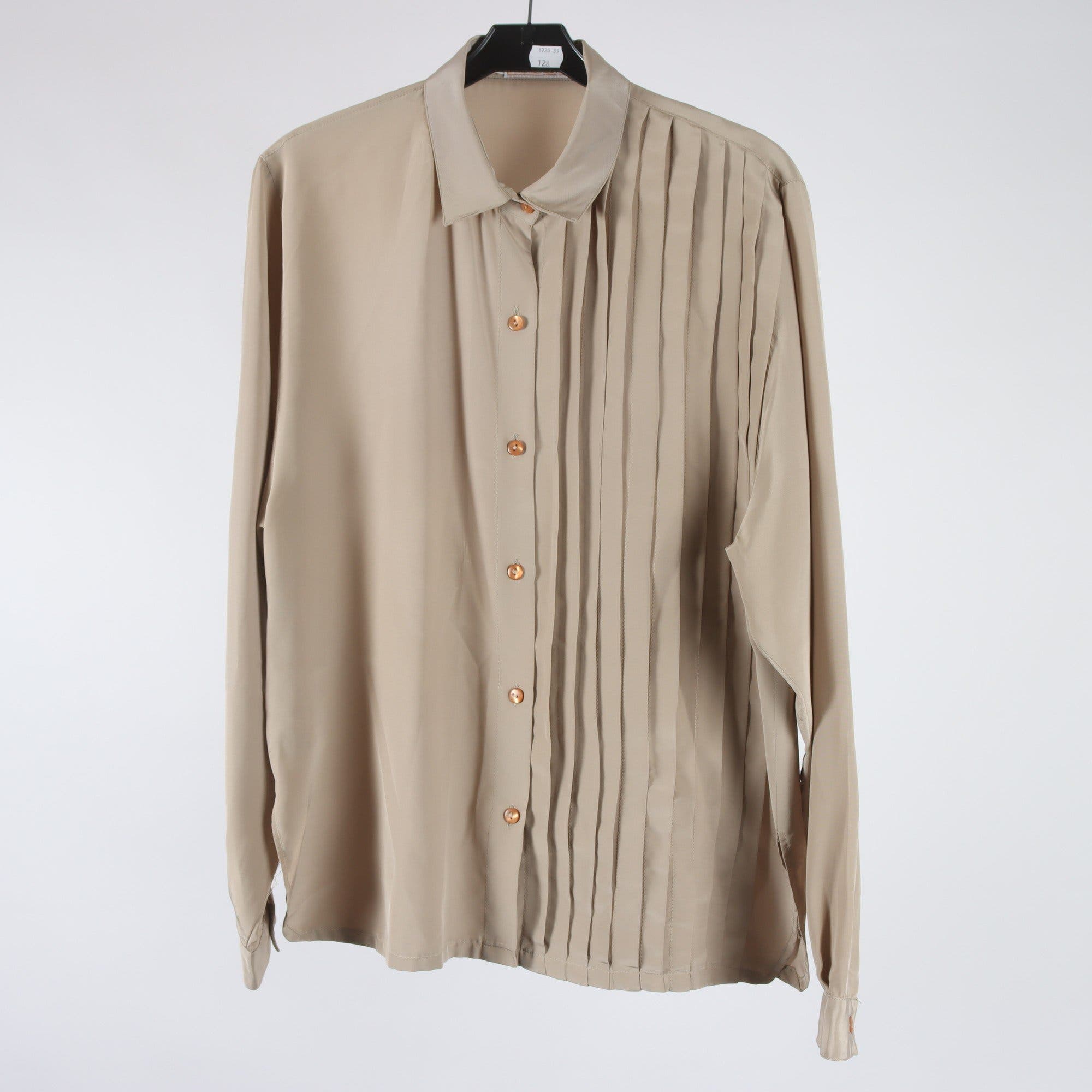 Blus, Burberrys, gråbeige, stl. 40