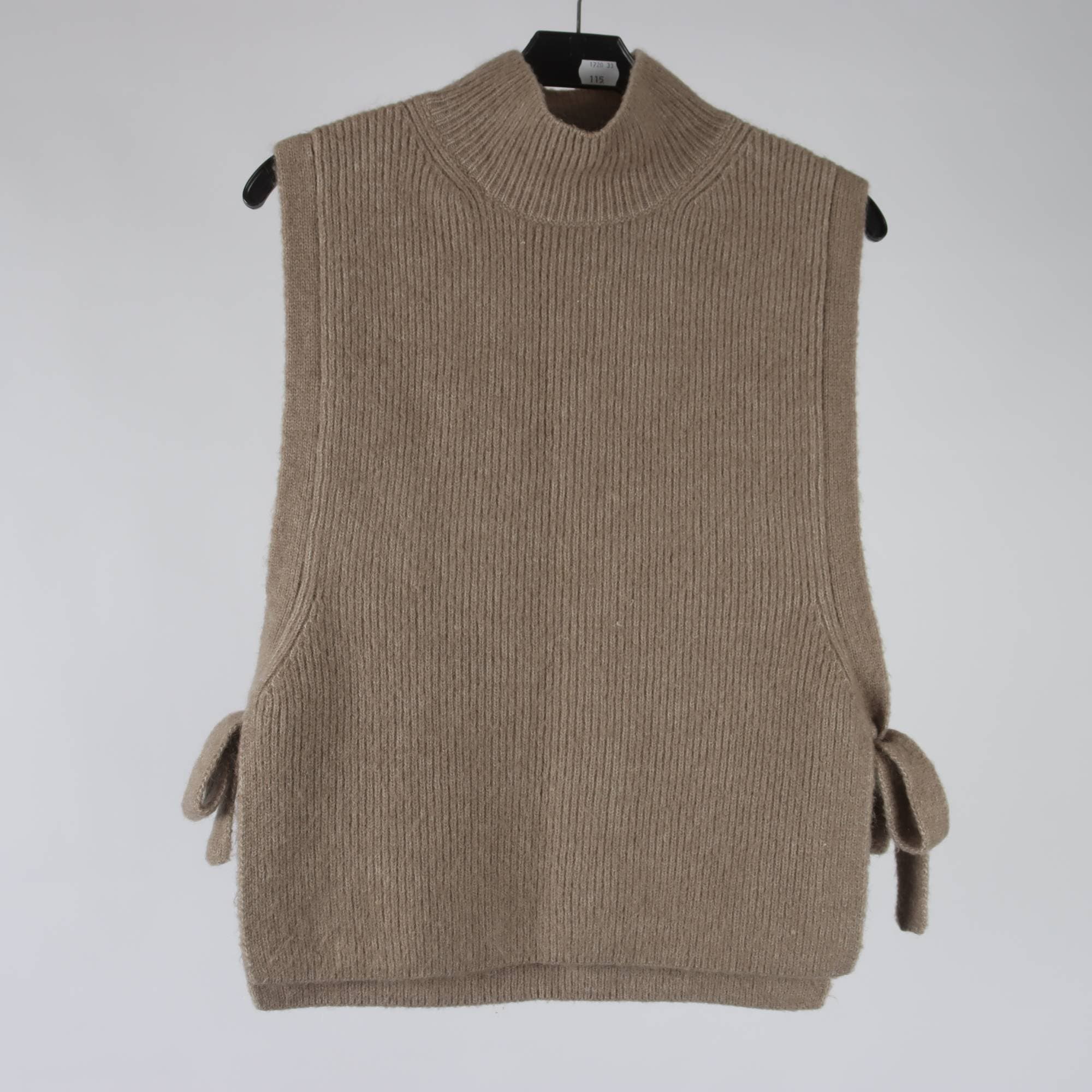 Väst, & Other Stories, beige, ull/mohair blandning, stl. One size