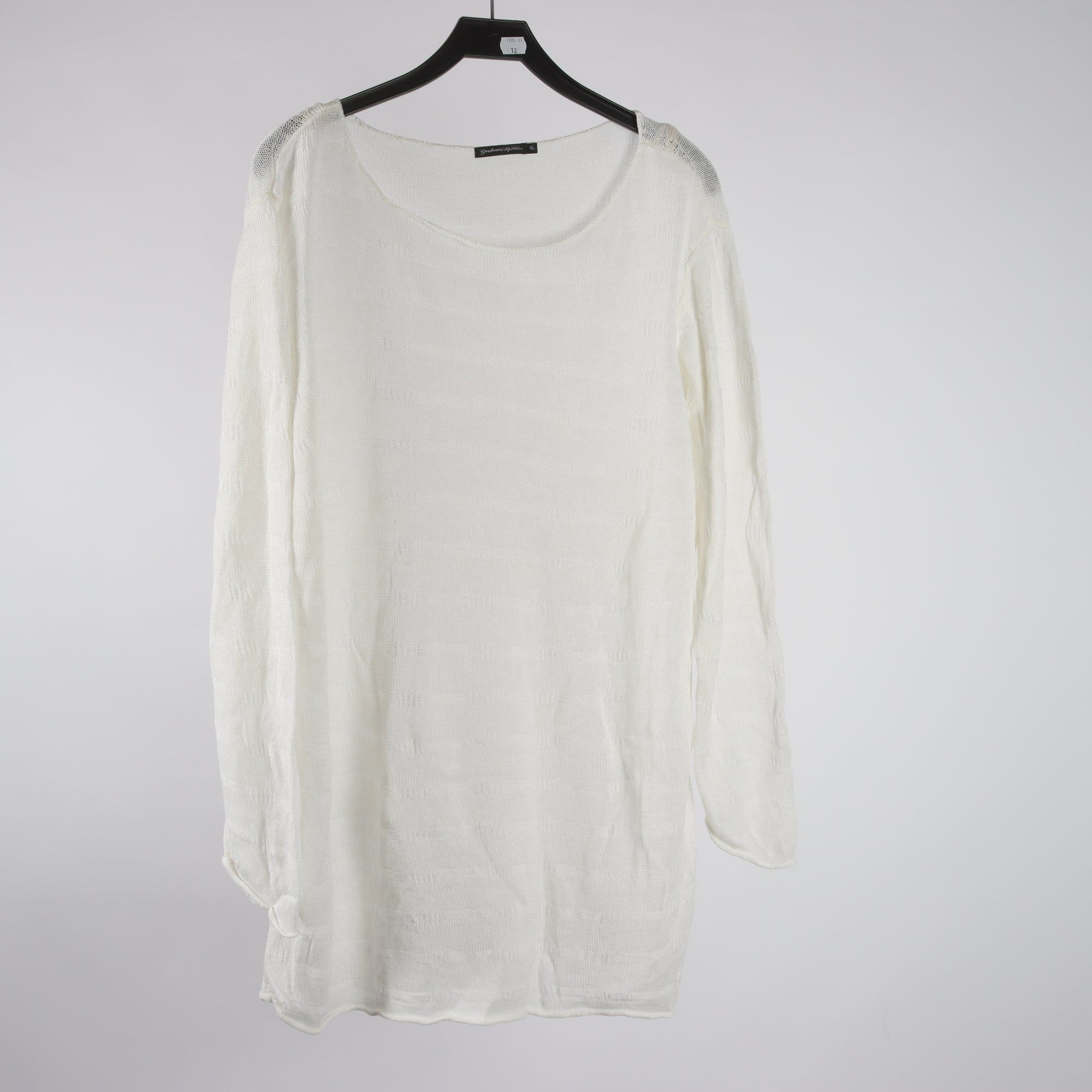 Tröja, Gudrun Sjödén, vit, stl. XL