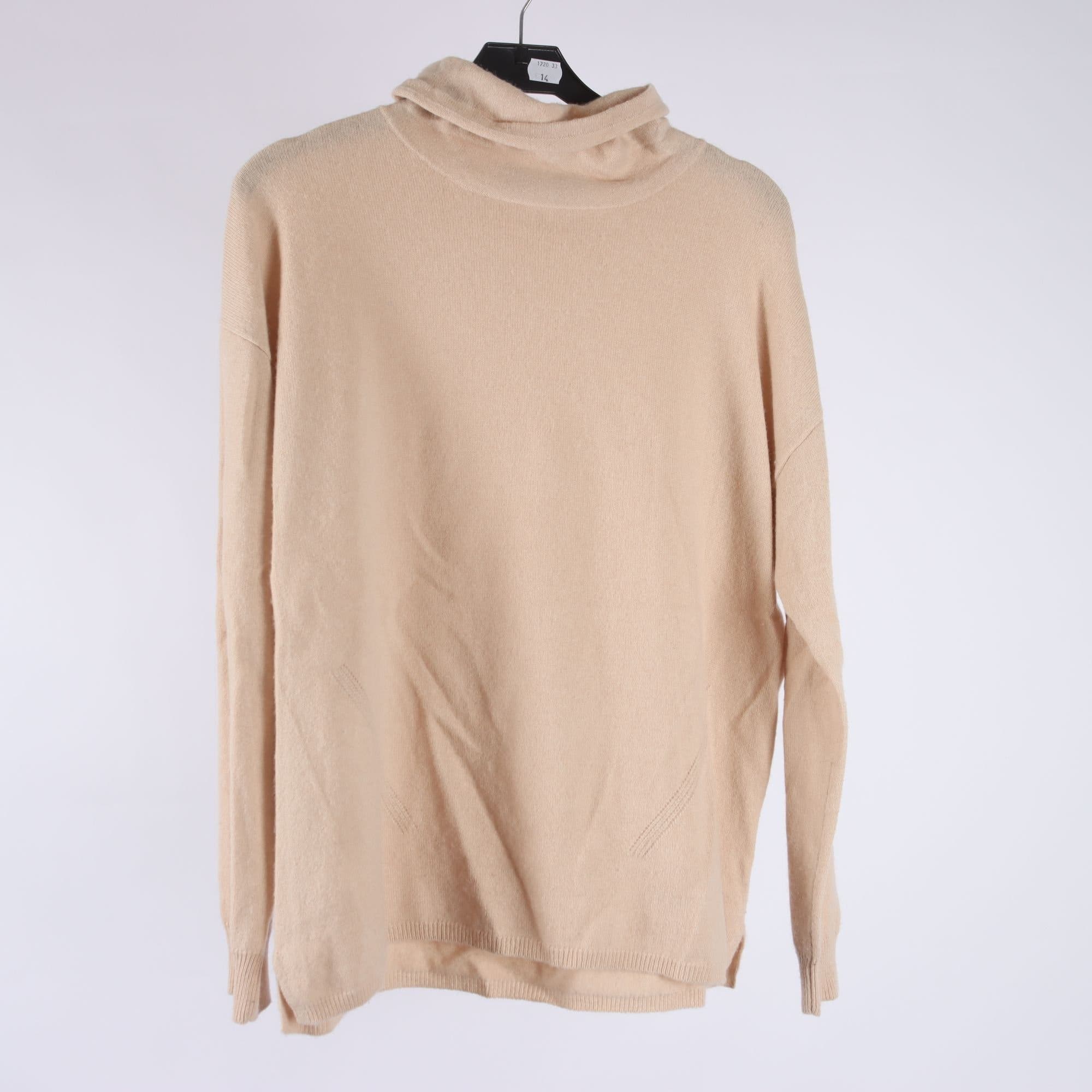 Tröja, Havenin, beige, 100% kashmir, stl. L/XL