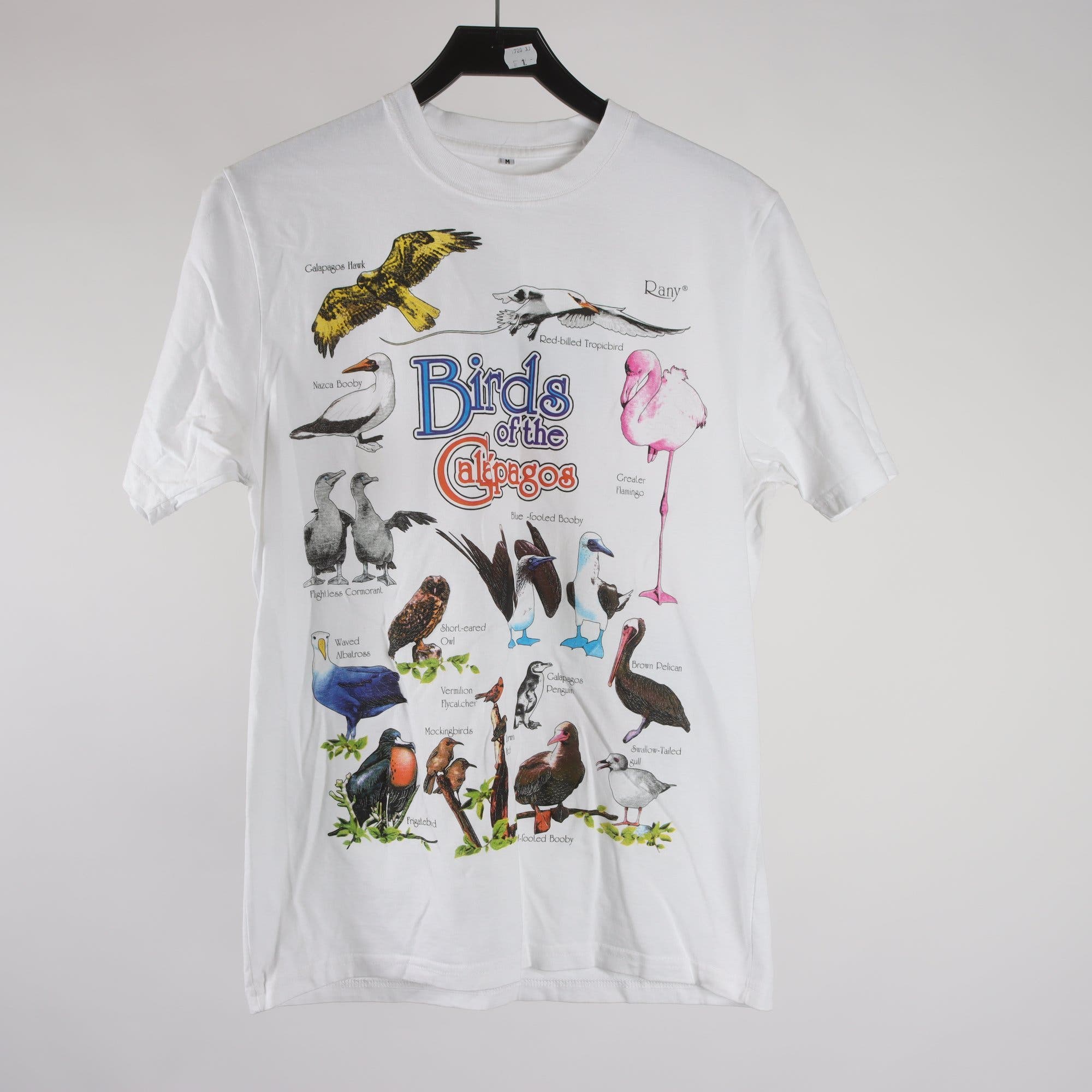T-shirt, Rany, vit, fåglar, stl. M