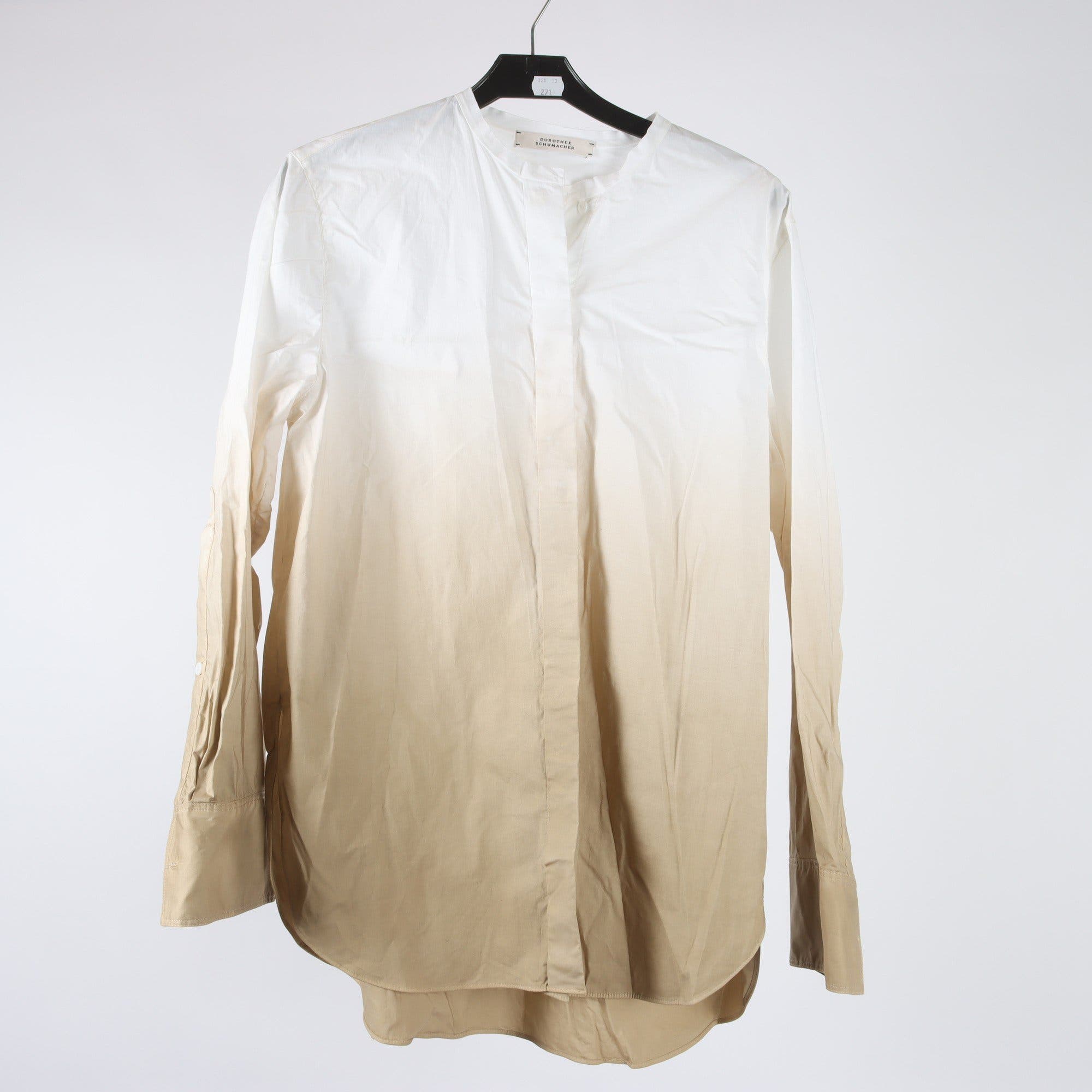 Skjorta, Dorothee Schumacher, vit, beige, stl. S.