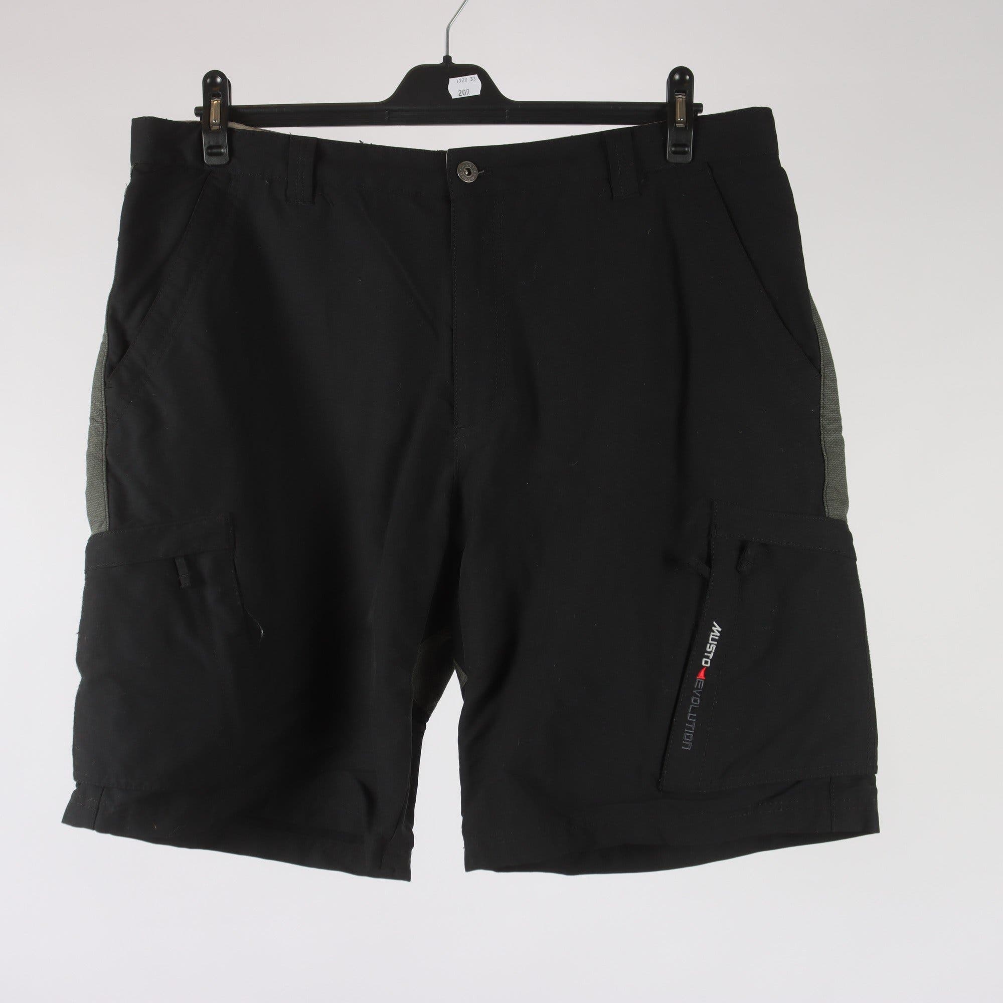 Shorts, Musto, svart, grå, stl. 38″