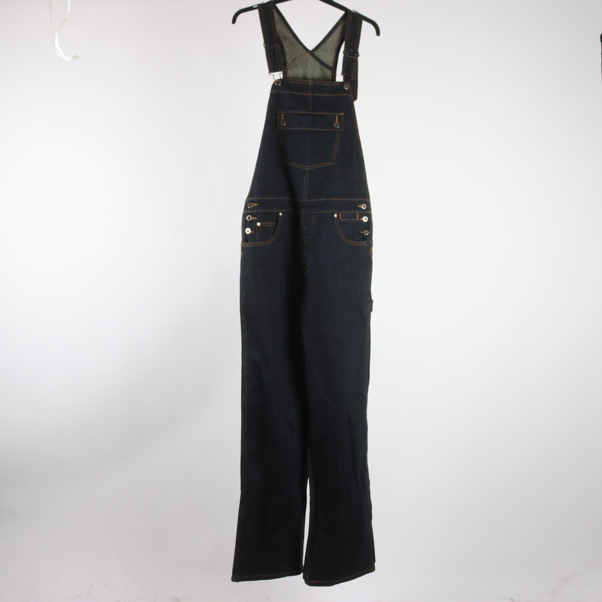 Denim hängselbyxor, Levi’s ”black tab” 575, stl. M