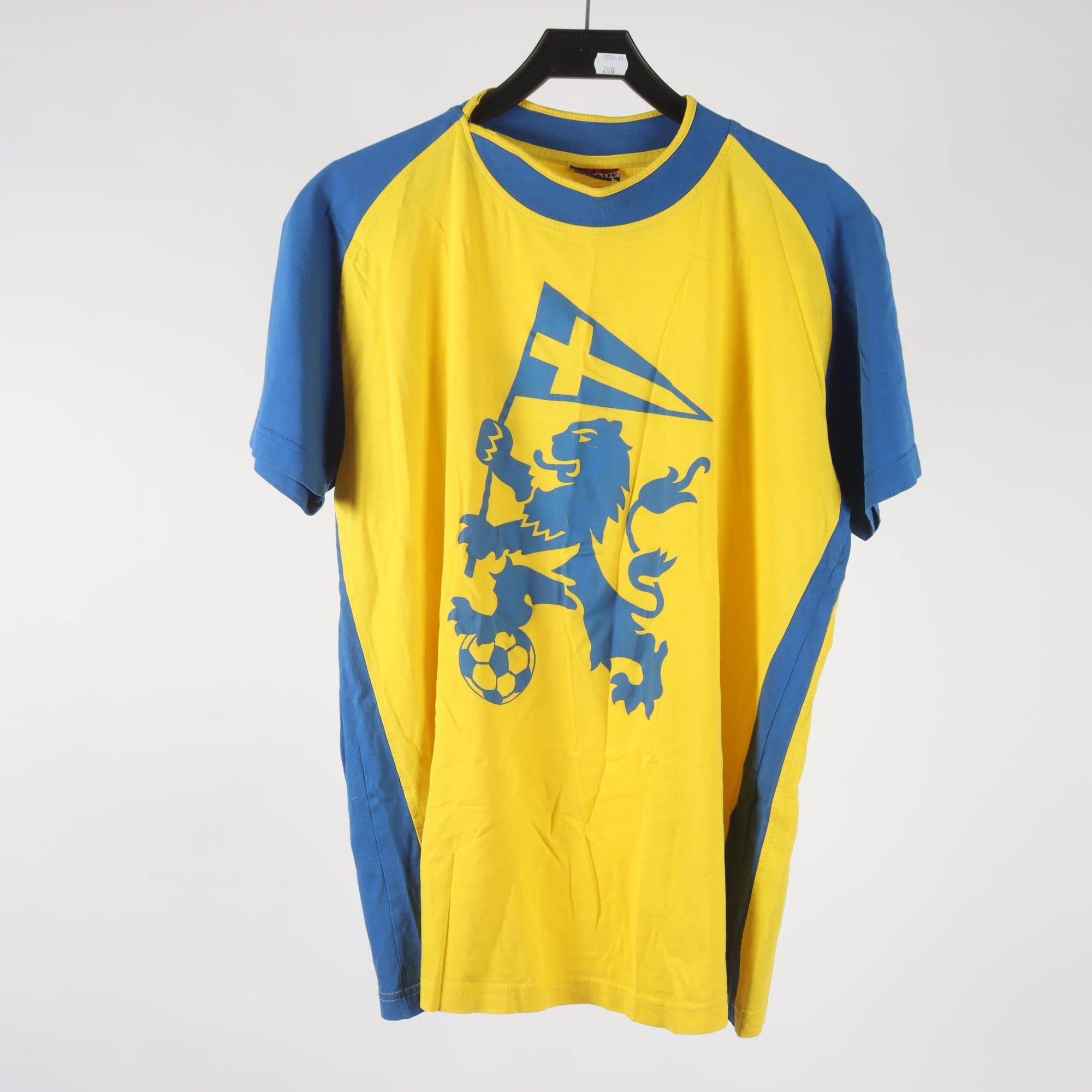 T-shirt, Clique, Sweden, blå, gul, stl. L