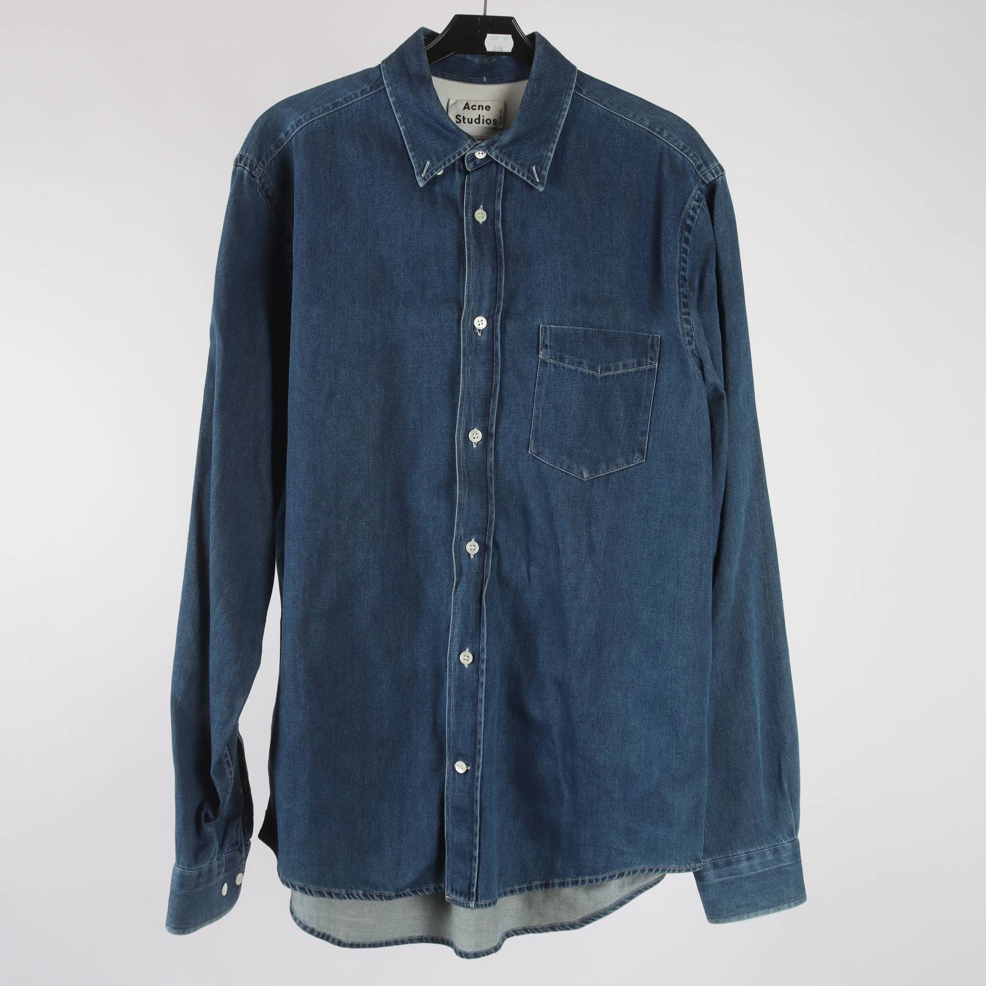 Jeansskjorta, Acne Studios, blå, stl. 48.