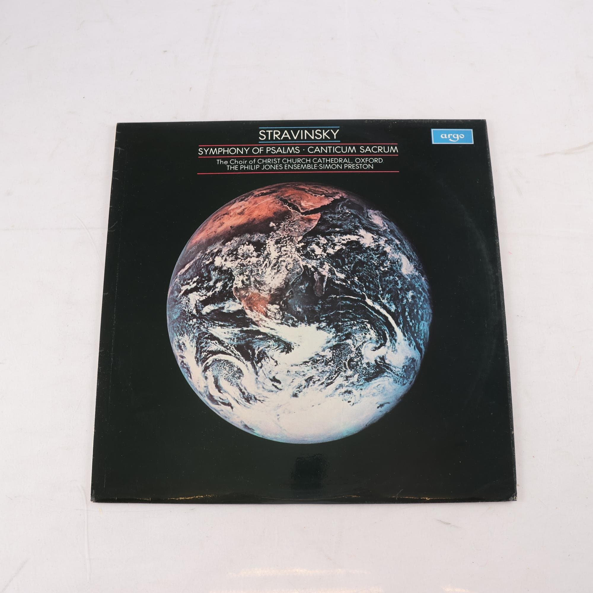 LP Stravinsky, Symphony Of Psalms, Canticum Sacrum