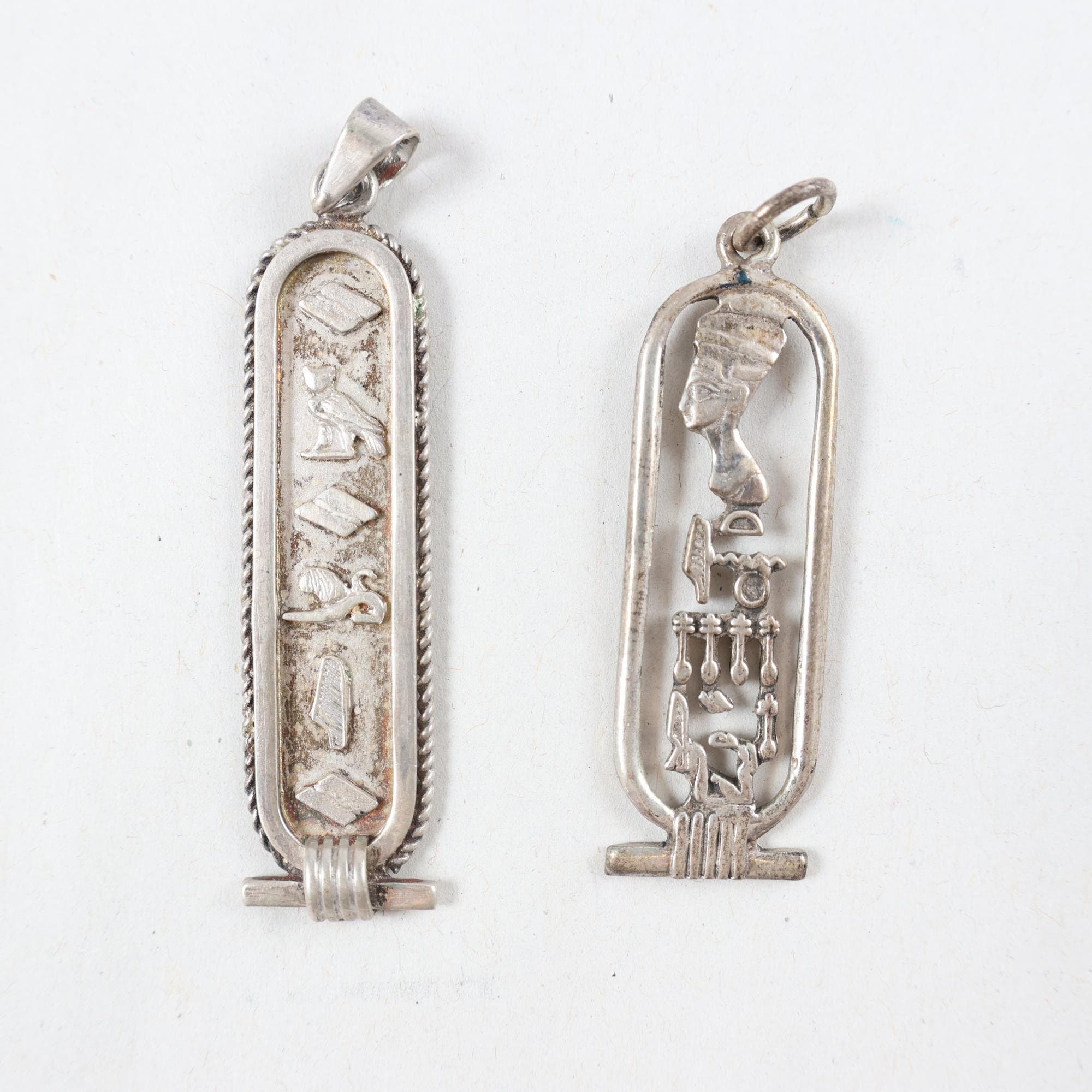 Hängen, egyptiska, silver