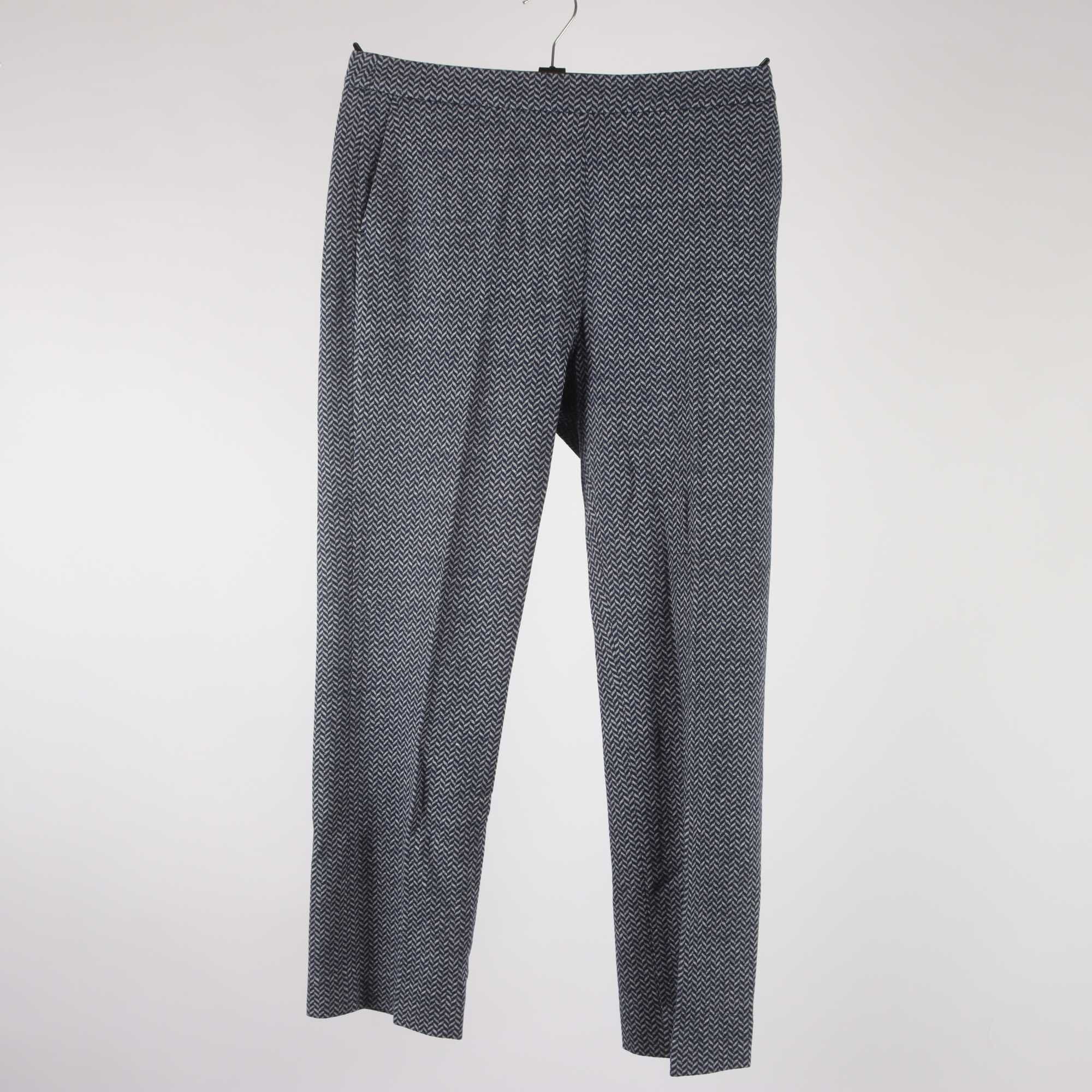 Byxor, Gant, blå, mönstrad, stl. 40.