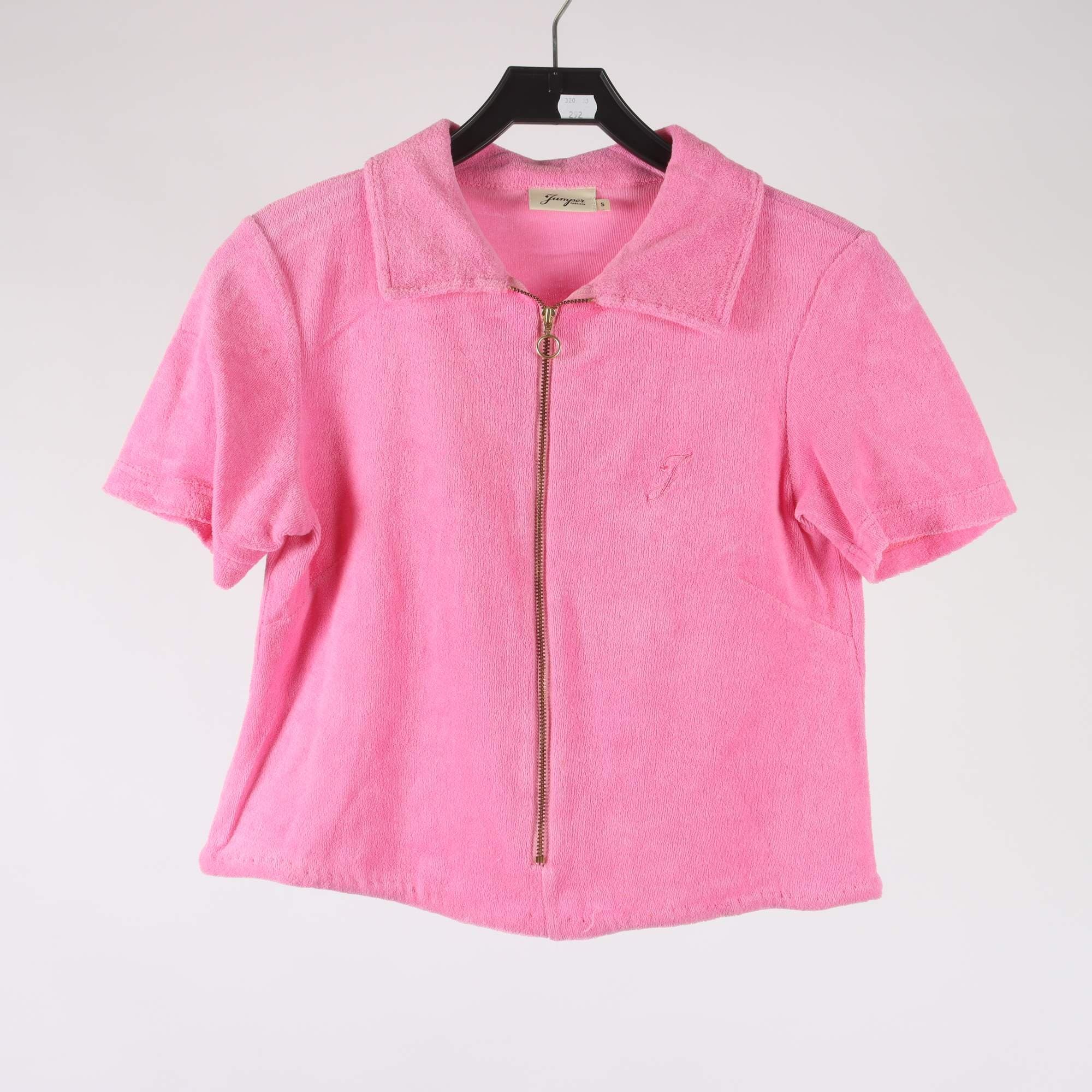 Tröja, Jumperfabriken, rosa, frotté, stl. S.