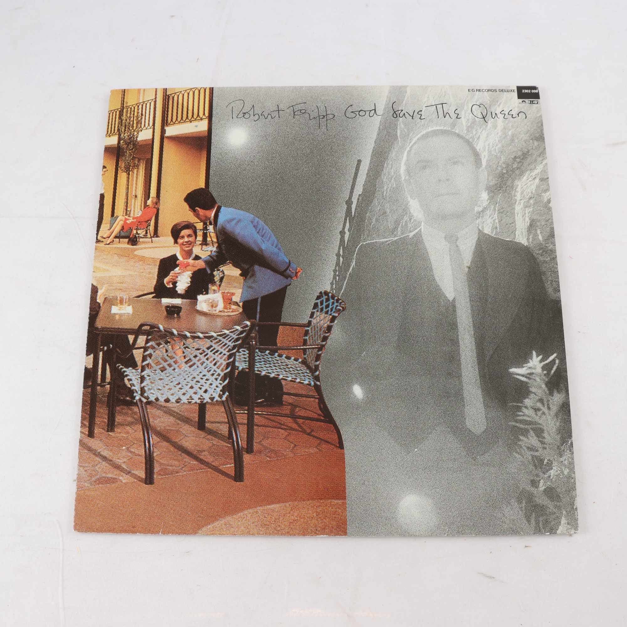 LP Robert Fripp, God Save The Queen / Under Heavy Manners